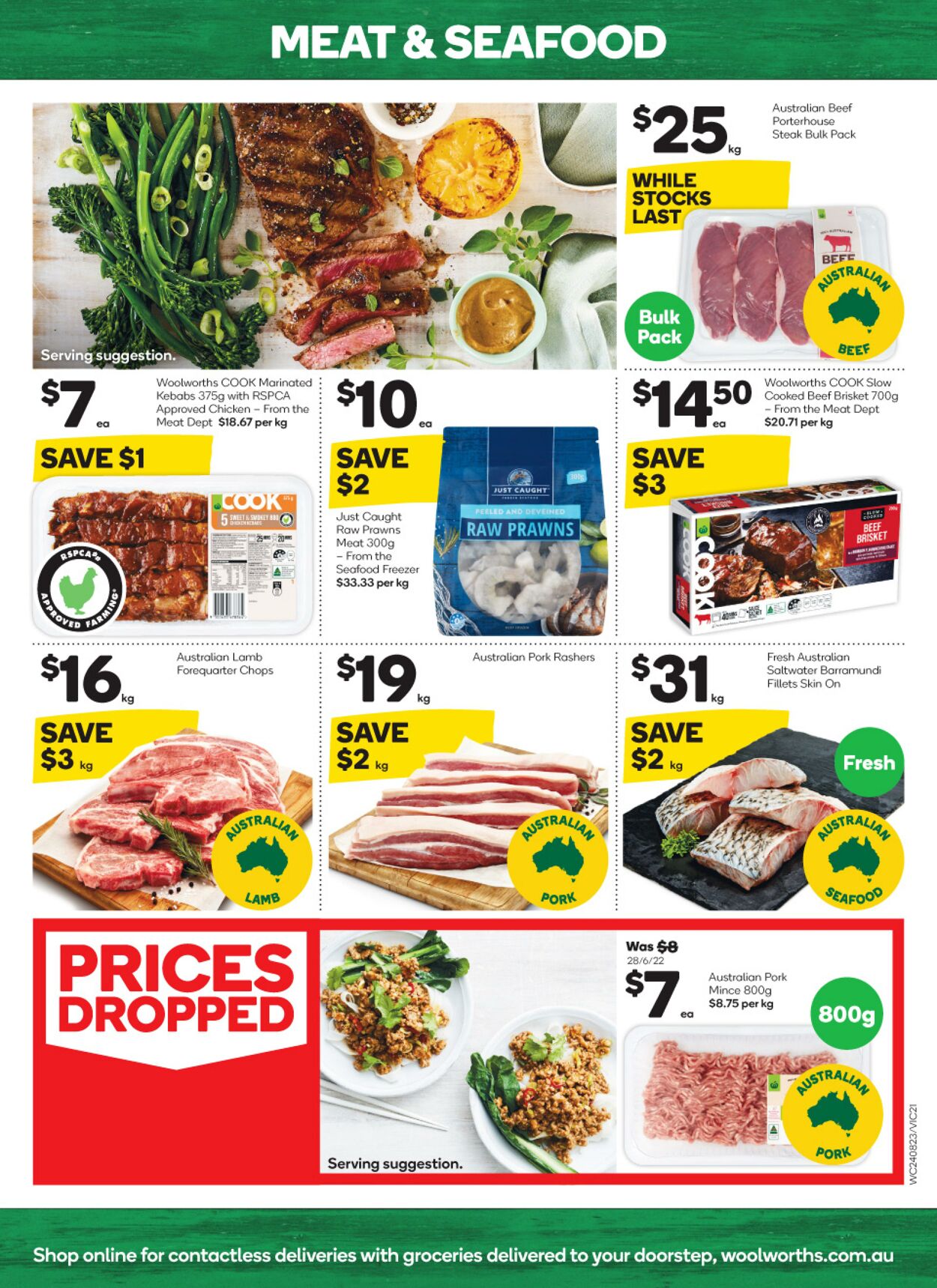 Catalogue Woolworths 24.08.2022 - 30.08.2022