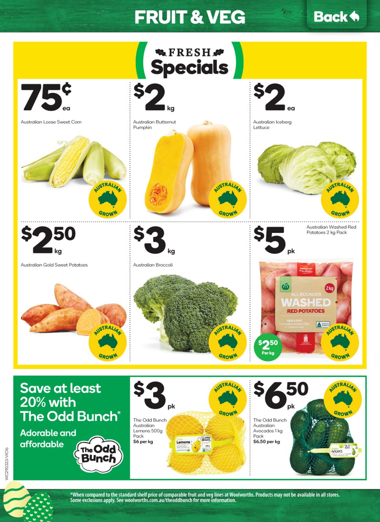 Catalogue Woolworths 29.03.2023 - 04.04.2023