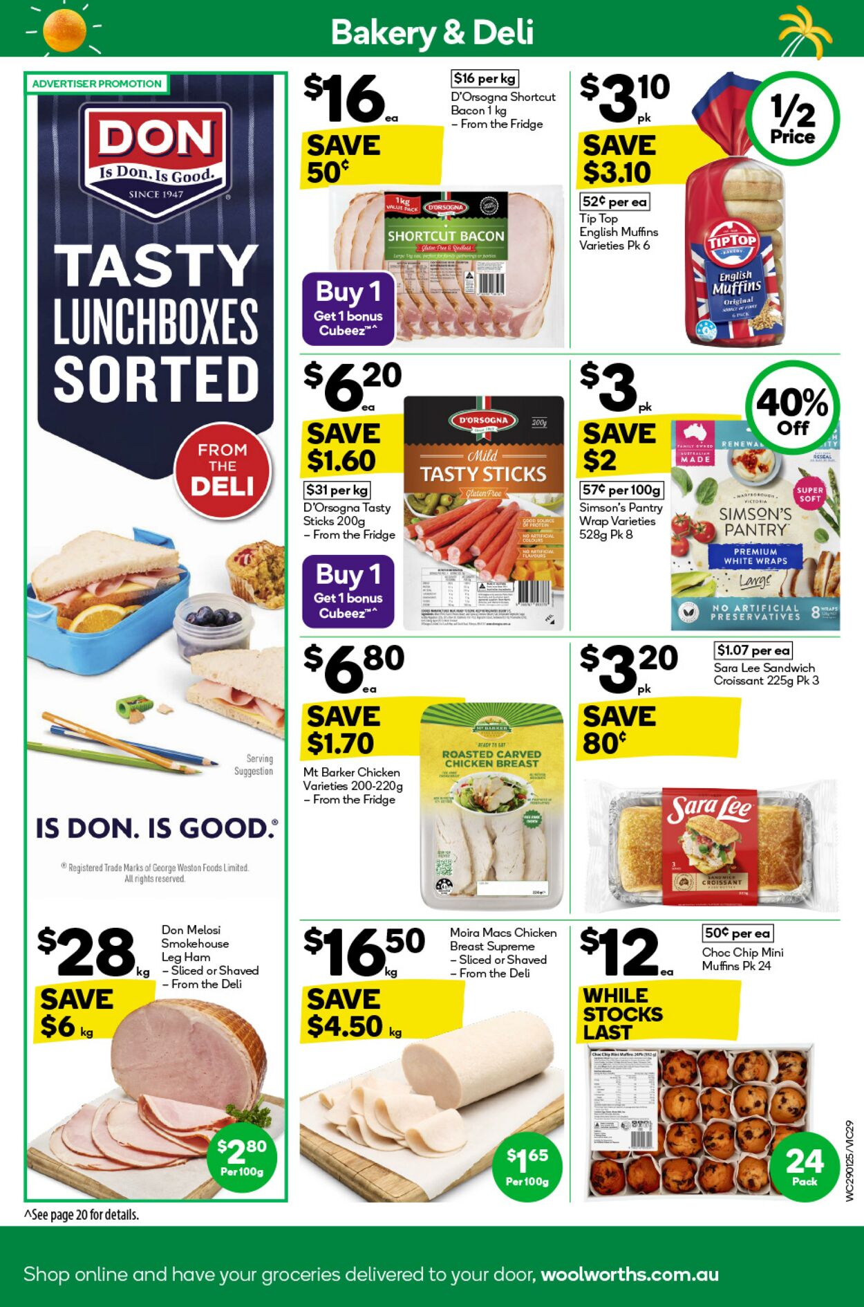 Catalogue Woolworths 29.01.2025 - 04.02.2025