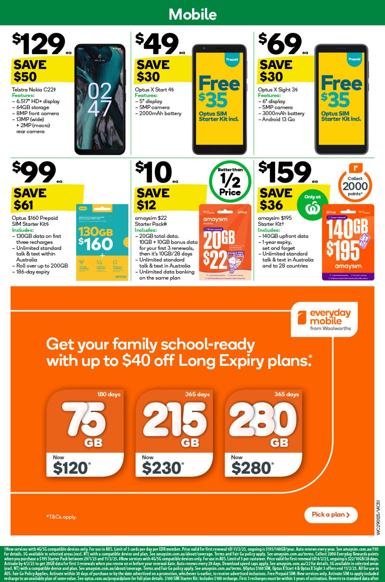 Catalogue Woolworths 29.01.2025 - 04.02.2025