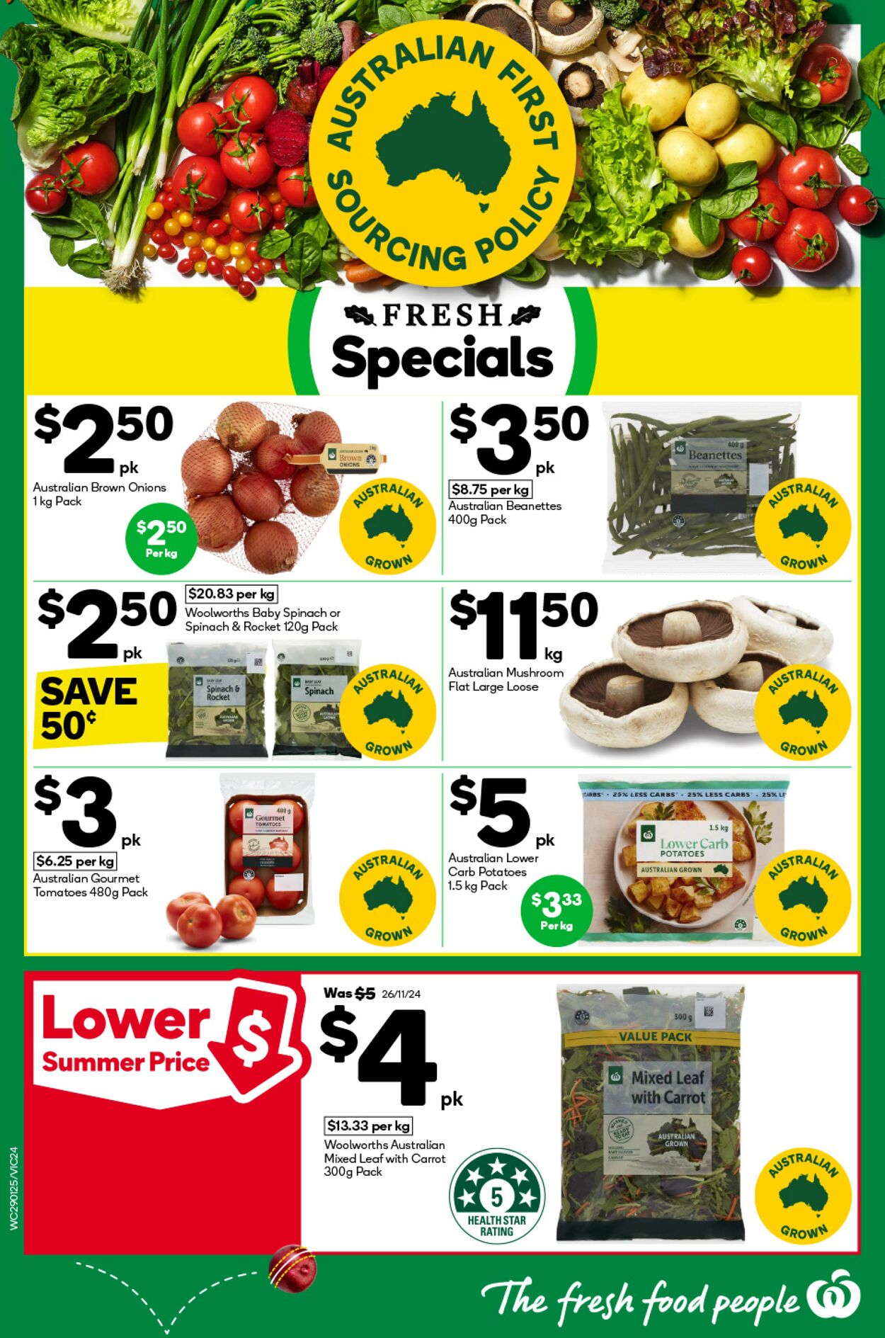 Catalogue Woolworths 29.01.2025 - 04.02.2025