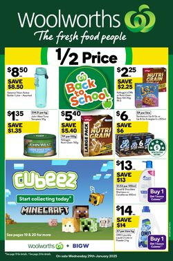 Catalogue Woolworths 22.01.2025 - 28.01.2025