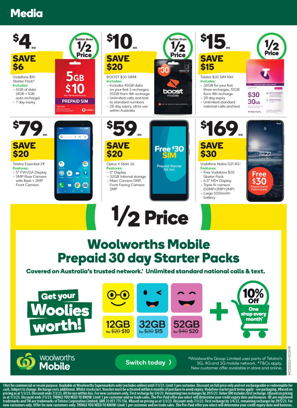 Catalogue Woolworths 01.03.2023 - 07.03.2023