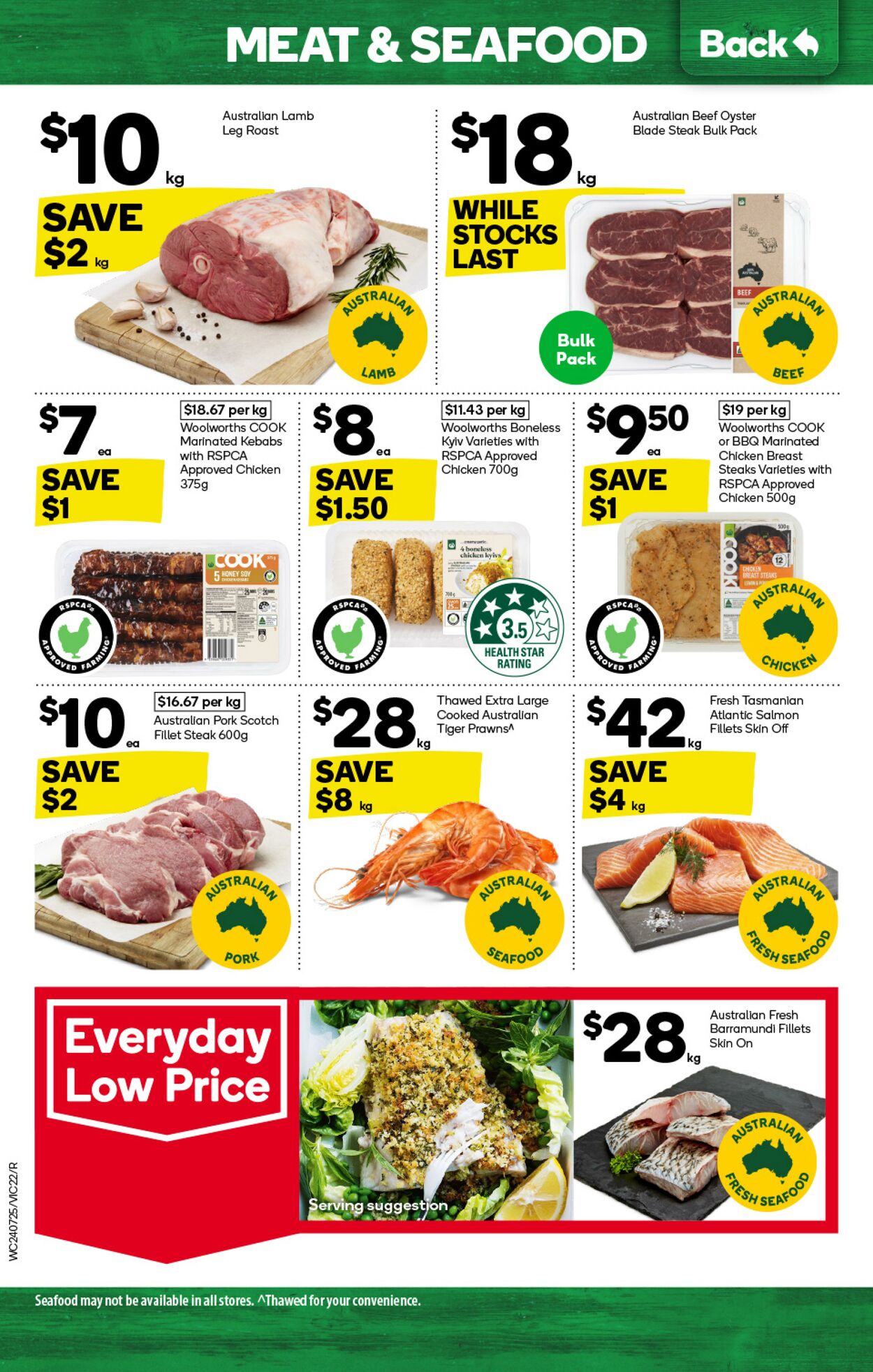 Catalogue Woolworths 24.07.2024 - 30.07.2024