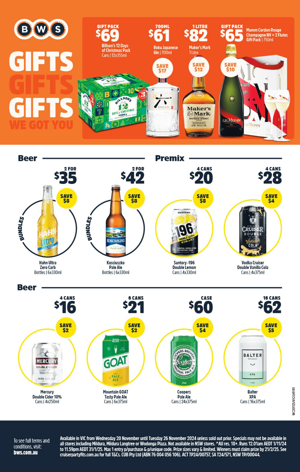 Catalogue Woolworths 20.11.2024 - 26.11.2024