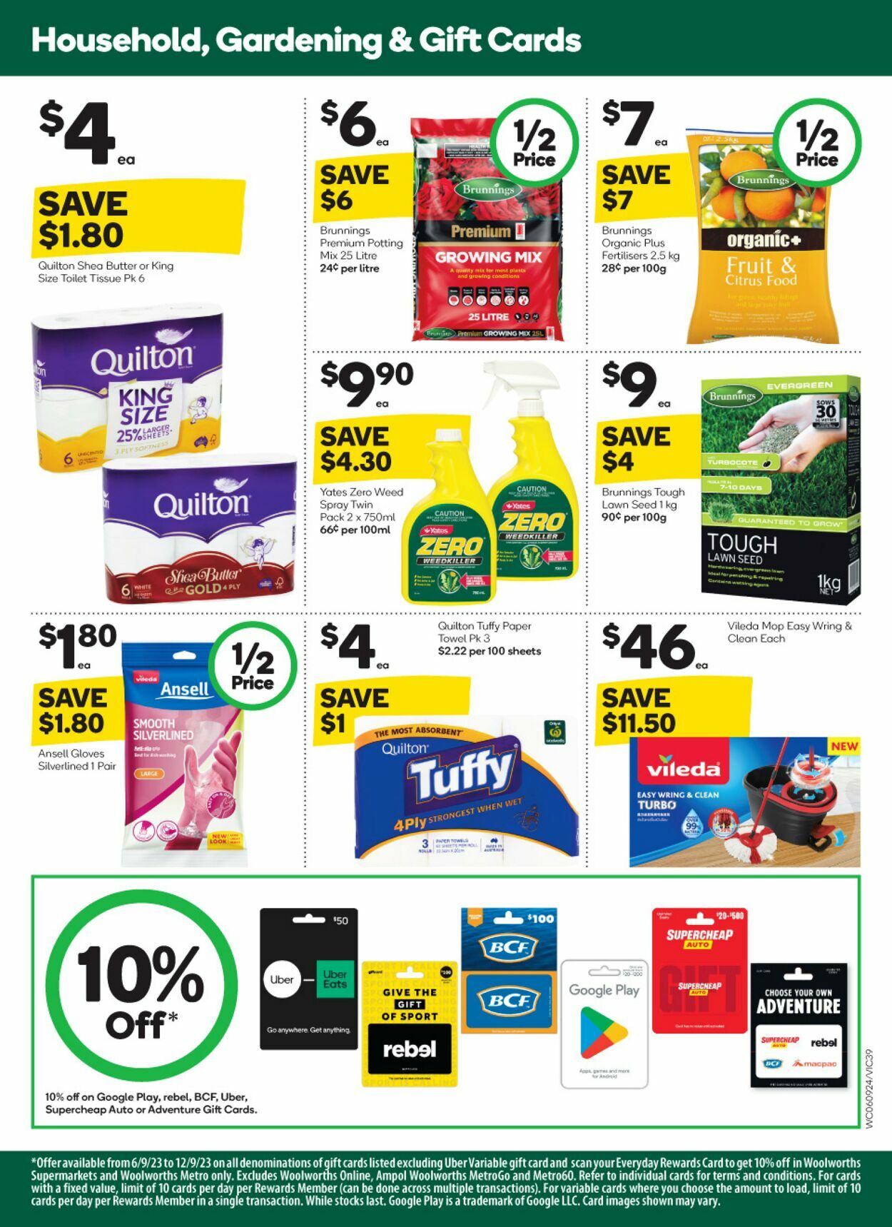 Catalogue Woolworths 06.09.2023 - 12.09.2023