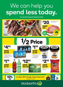 Catalogue Woolworths 06.09.2023 - 12.09.2023