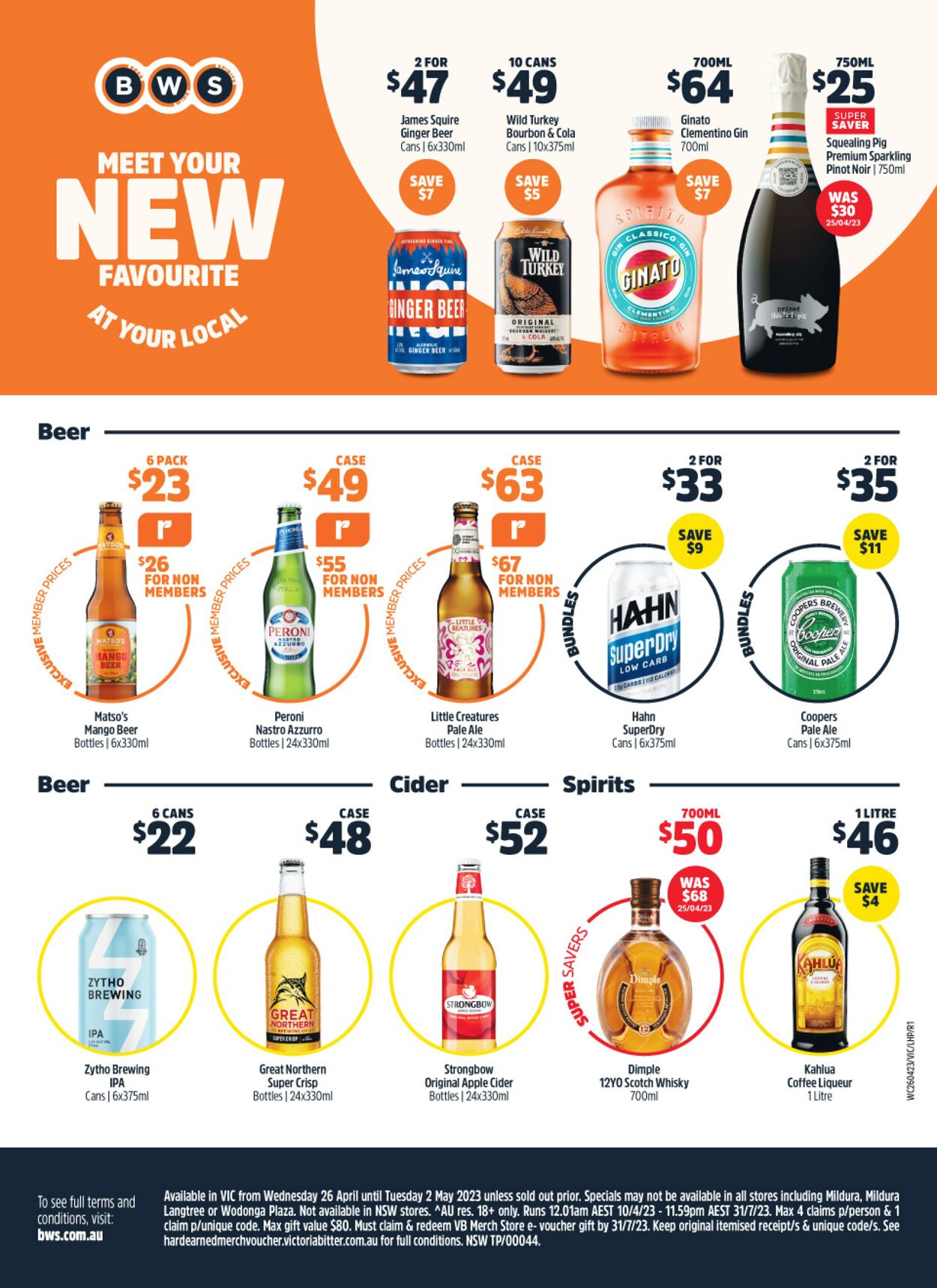 Catalogue Woolworths 26.04.2023 - 02.05.2023