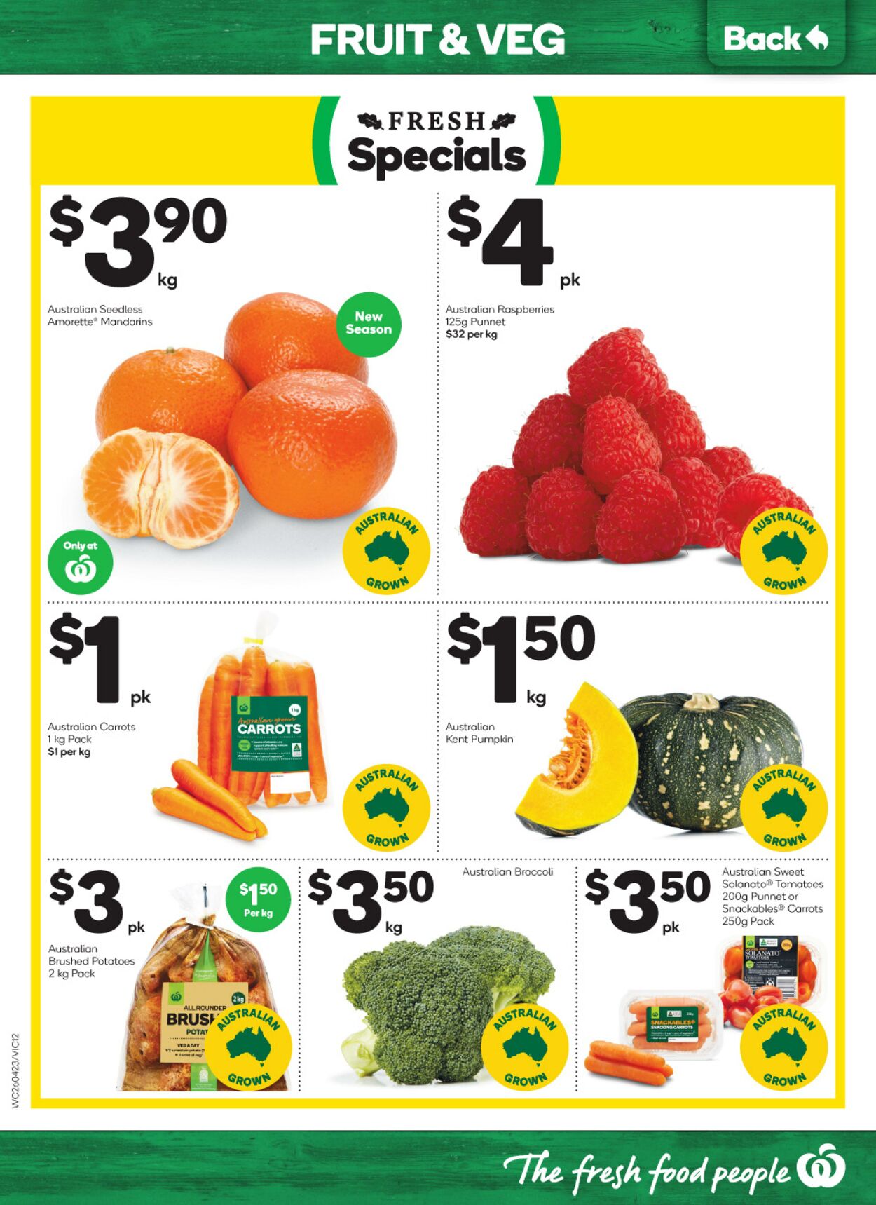 Catalogue Woolworths 26.04.2023 - 02.05.2023