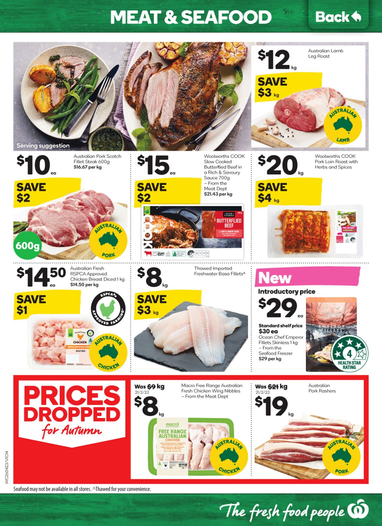 Catalogue Woolworths 26.04.2023 - 02.05.2023