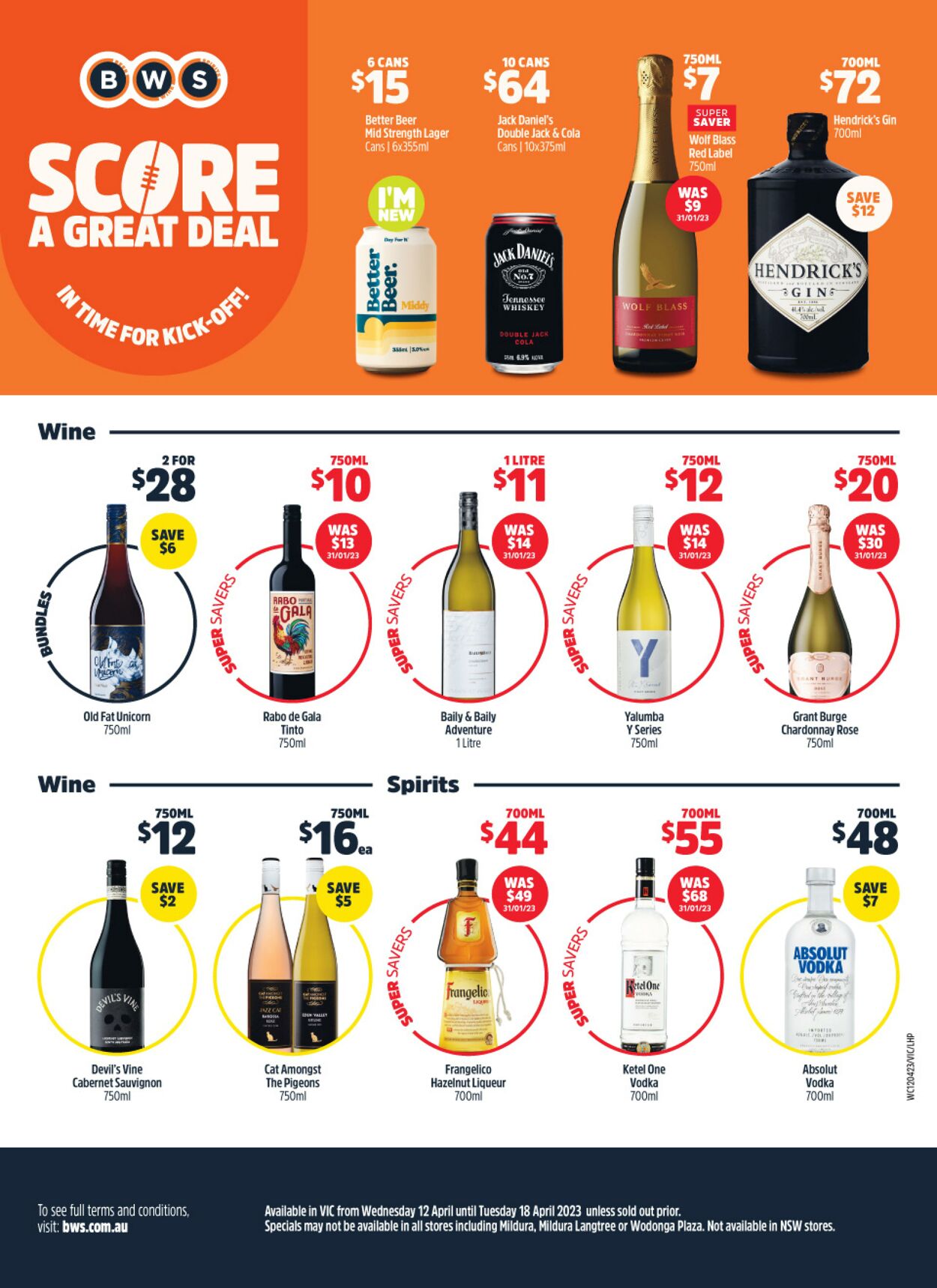 Catalogue Woolworths 12.04.2023 - 18.04.2023