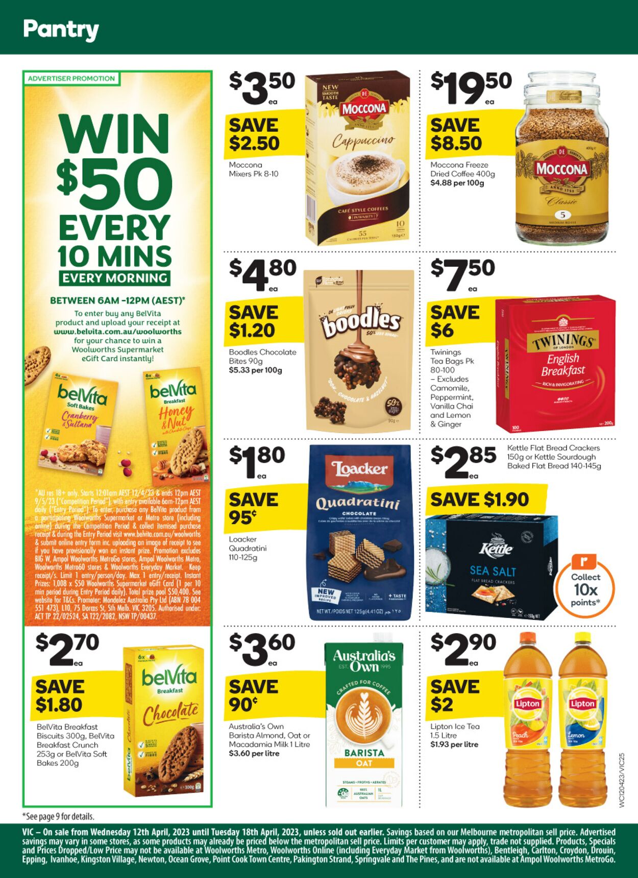 Catalogue Woolworths 12.04.2023 - 18.04.2023