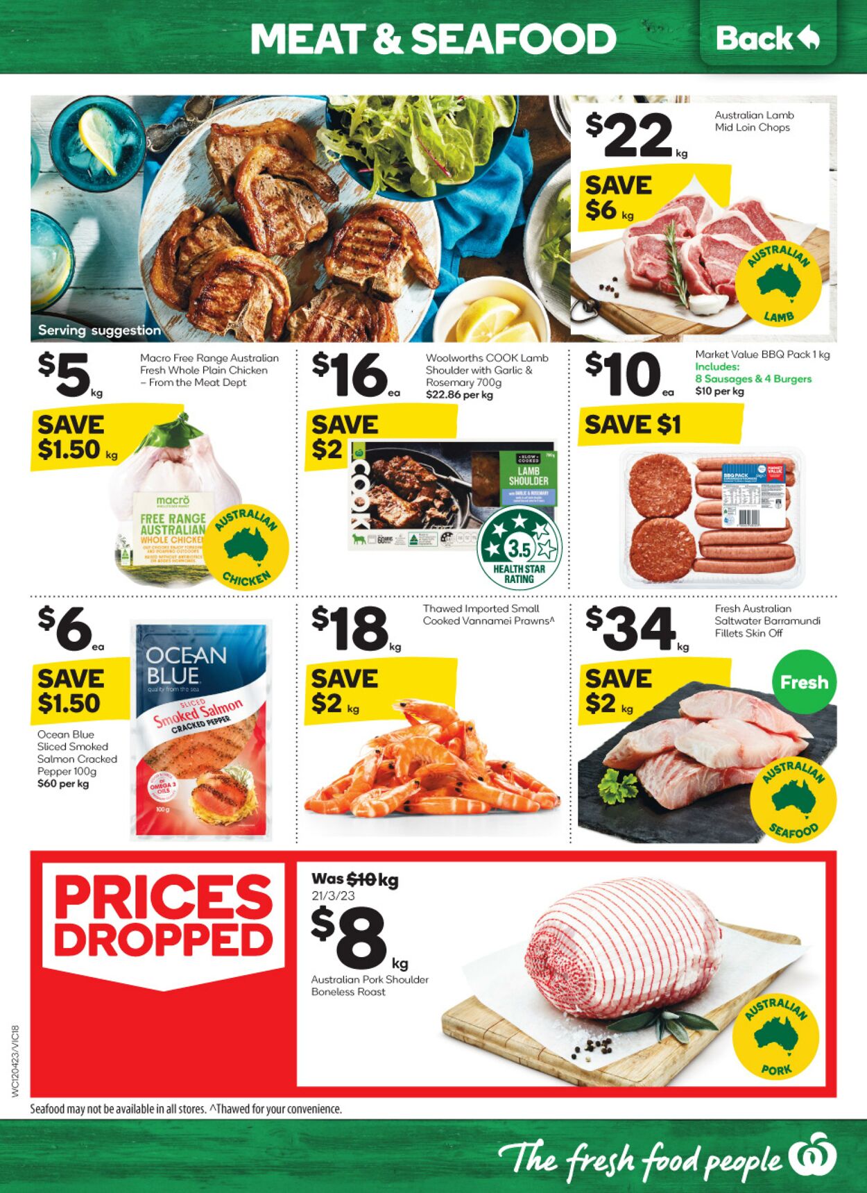 Catalogue Woolworths 12.04.2023 - 18.04.2023