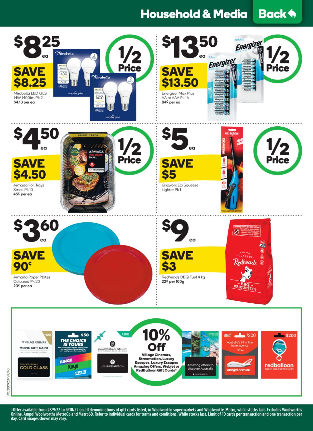 Catalogue Woolworths 28.09.2022 - 04.10.2022