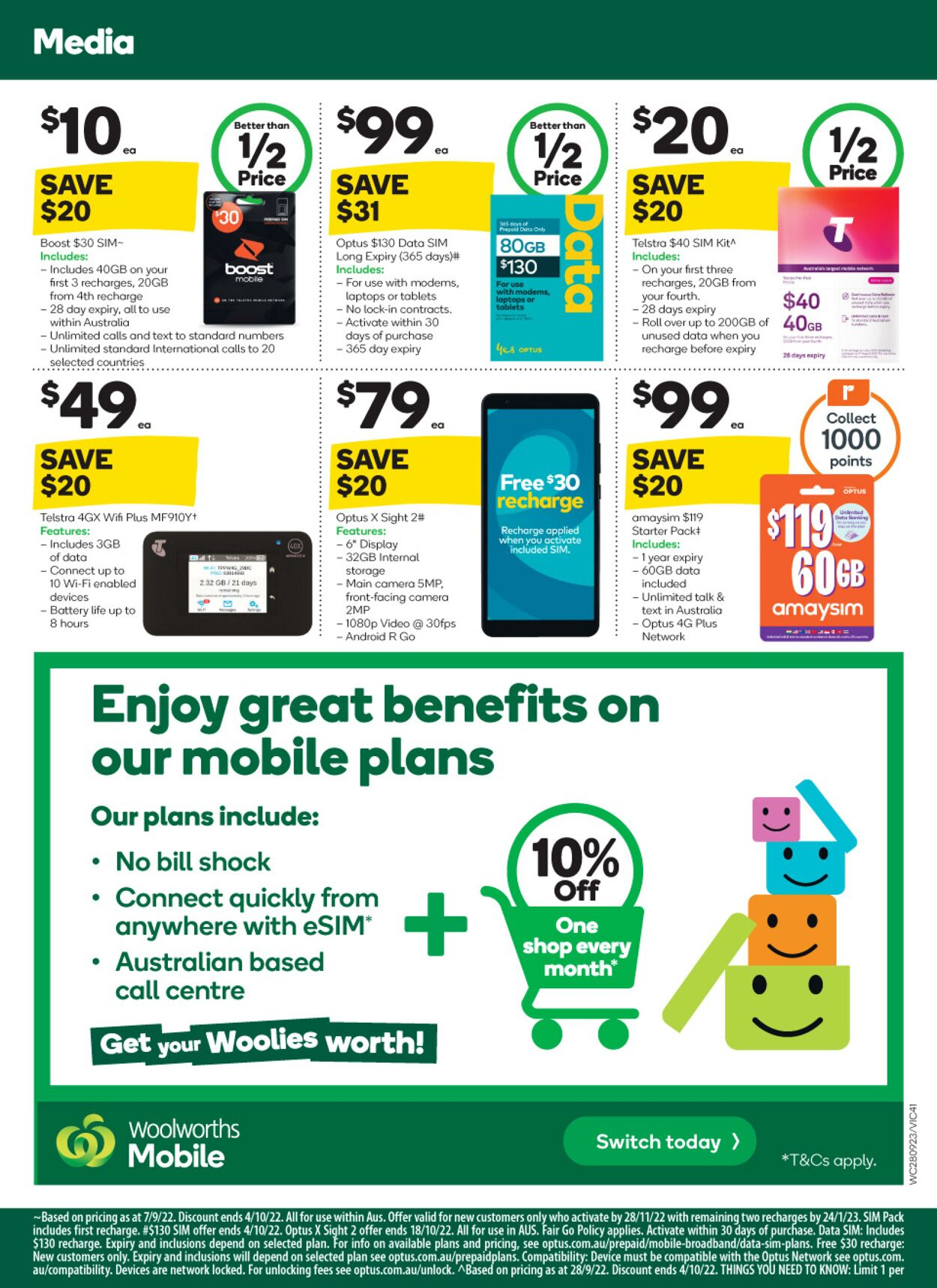 Catalogue Woolworths 28.09.2022 - 04.10.2022