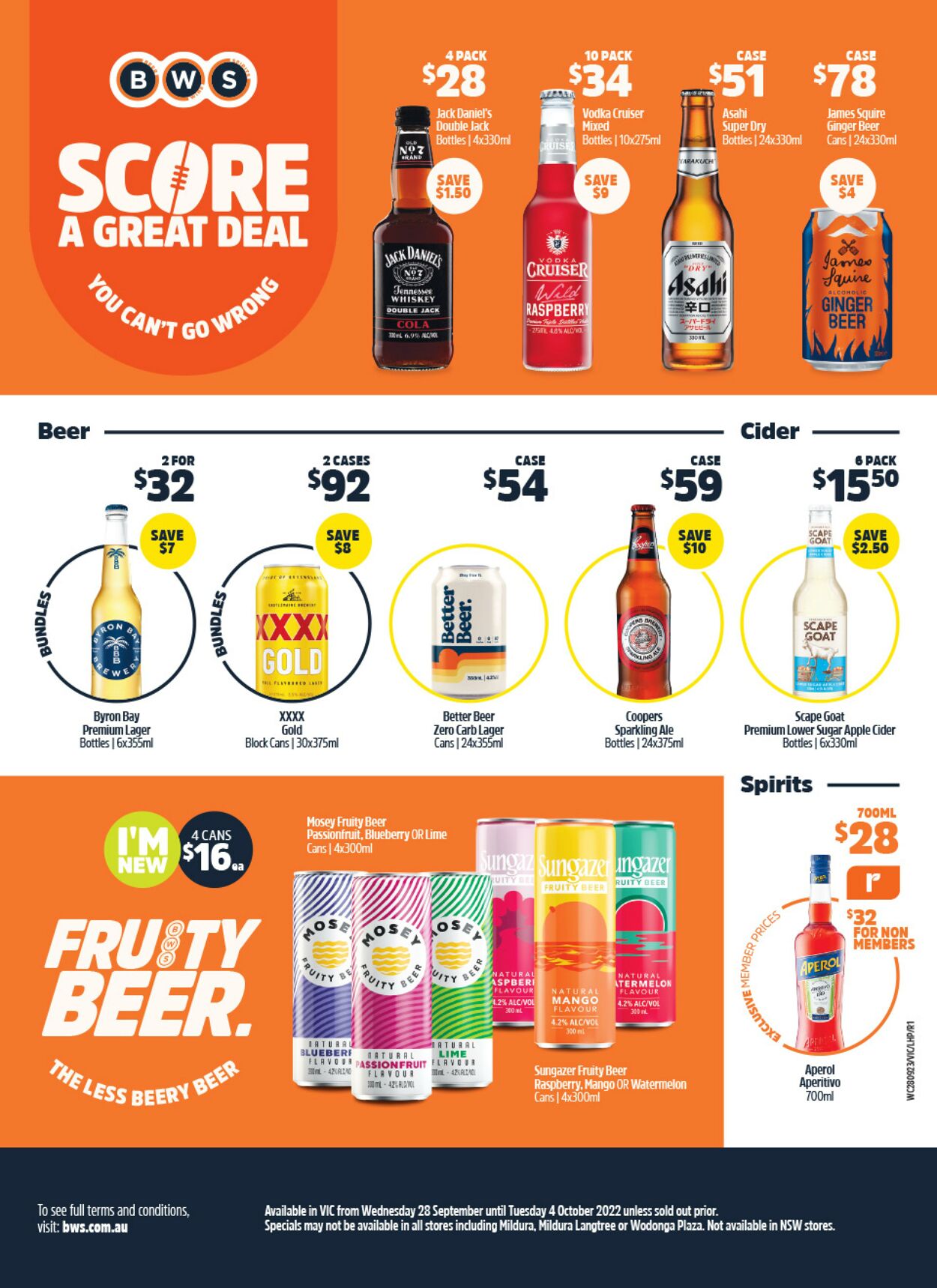 Catalogue Woolworths 28.09.2022 - 04.10.2022