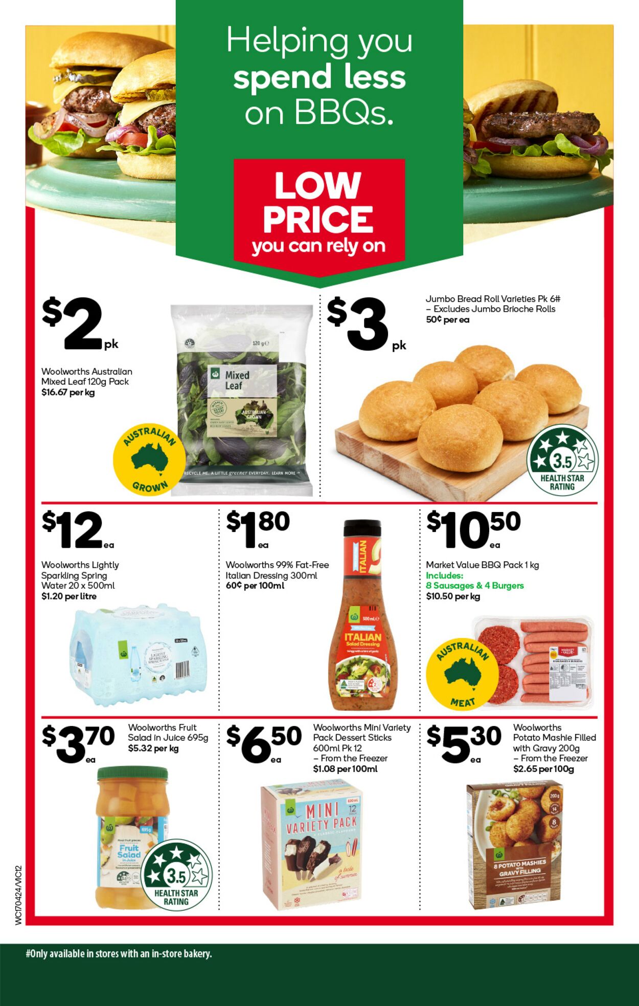 Catalogue Woolworths 17.04.2024 - 23.04.2024