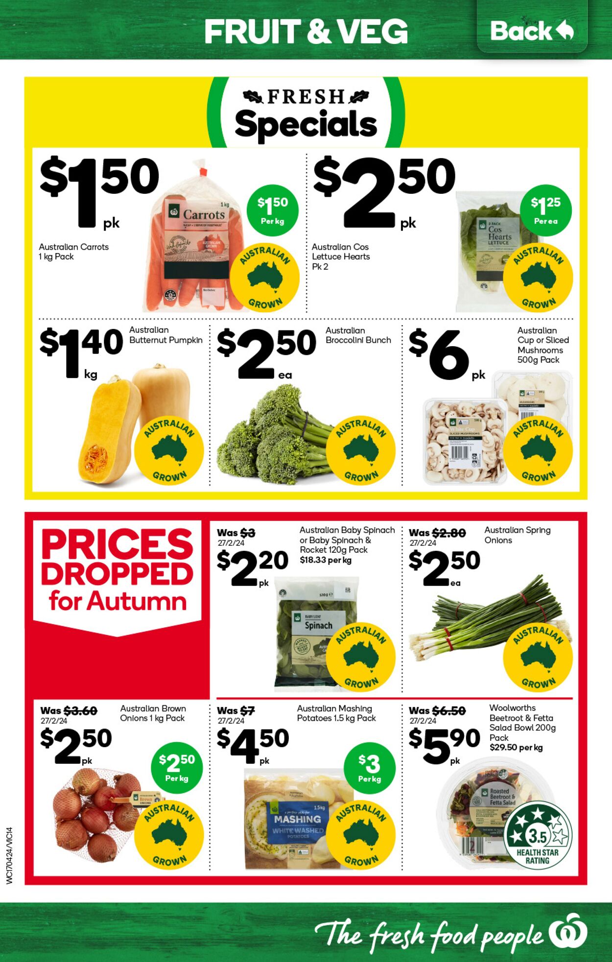 Catalogue Woolworths 17.04.2024 - 23.04.2024