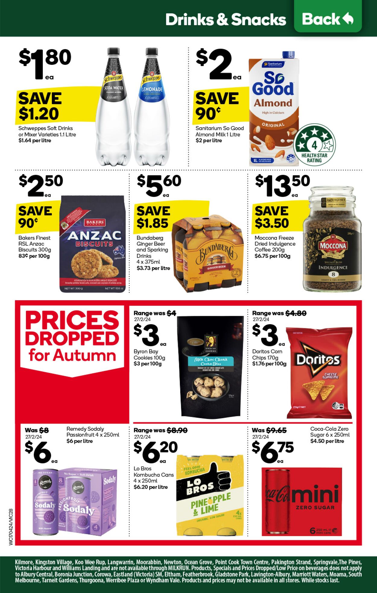 Catalogue Woolworths 17.04.2024 - 23.04.2024