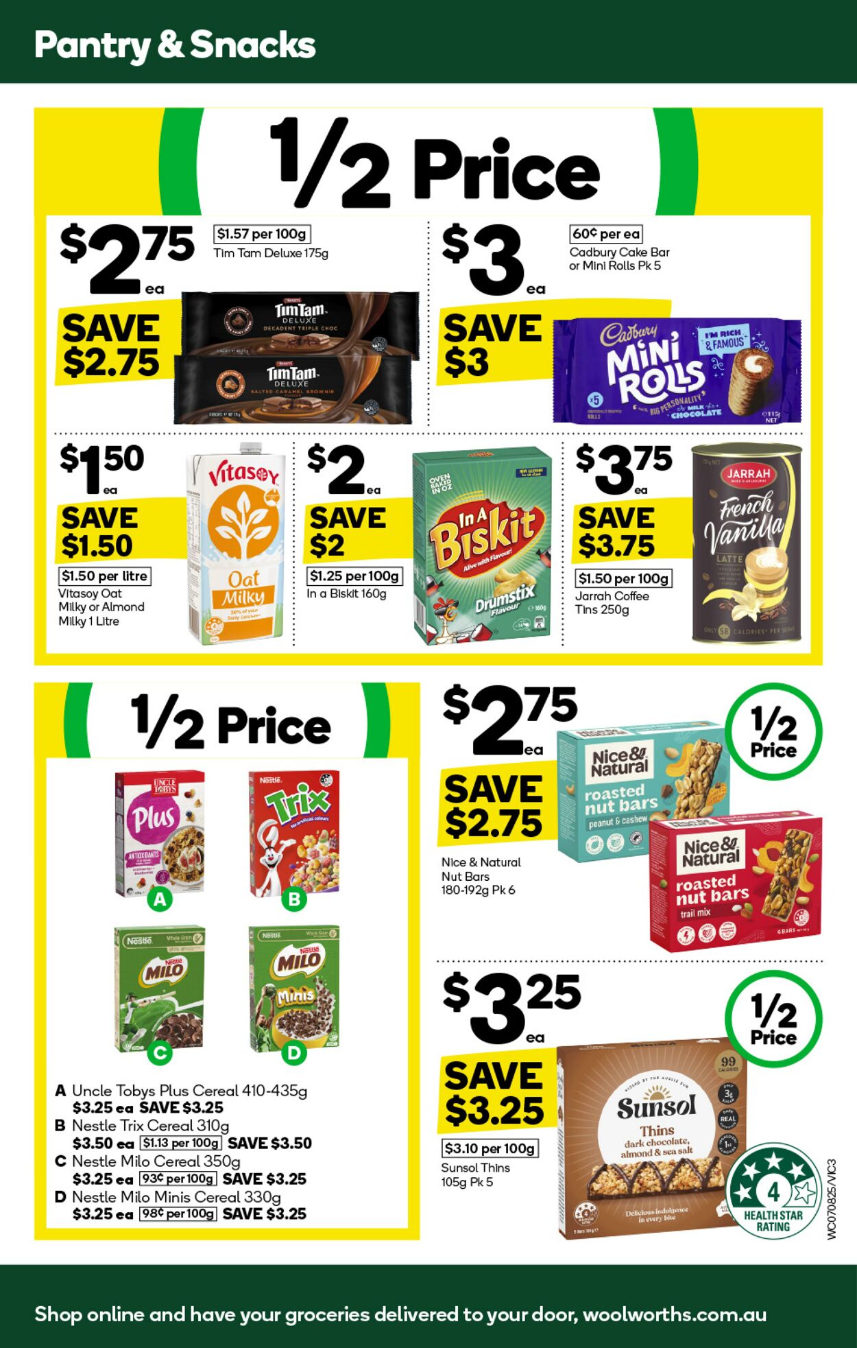 Catalogue Woolworths 07.08.2024 - 13.08.2024