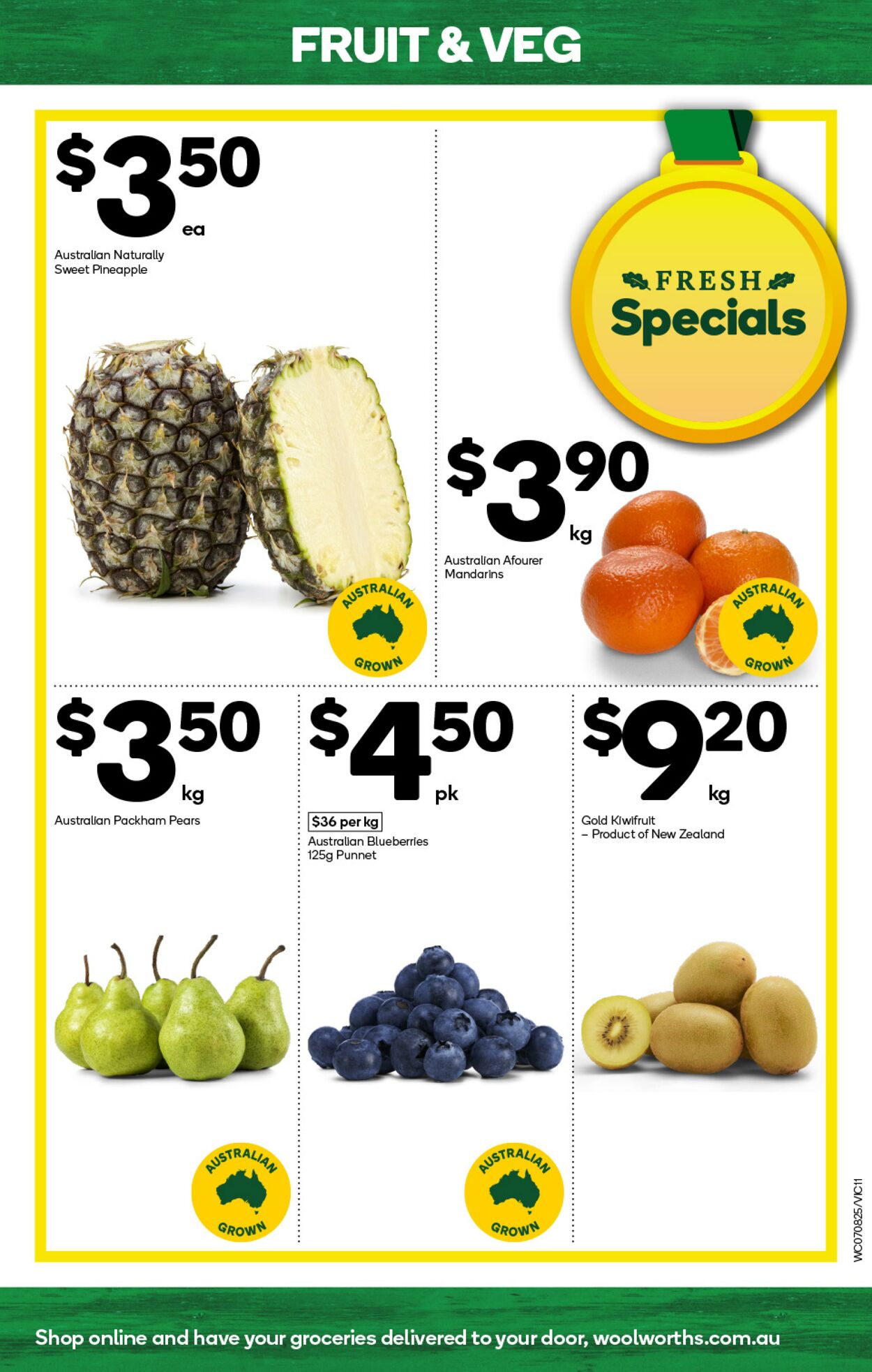 Catalogue Woolworths 07.08.2024 - 13.08.2024