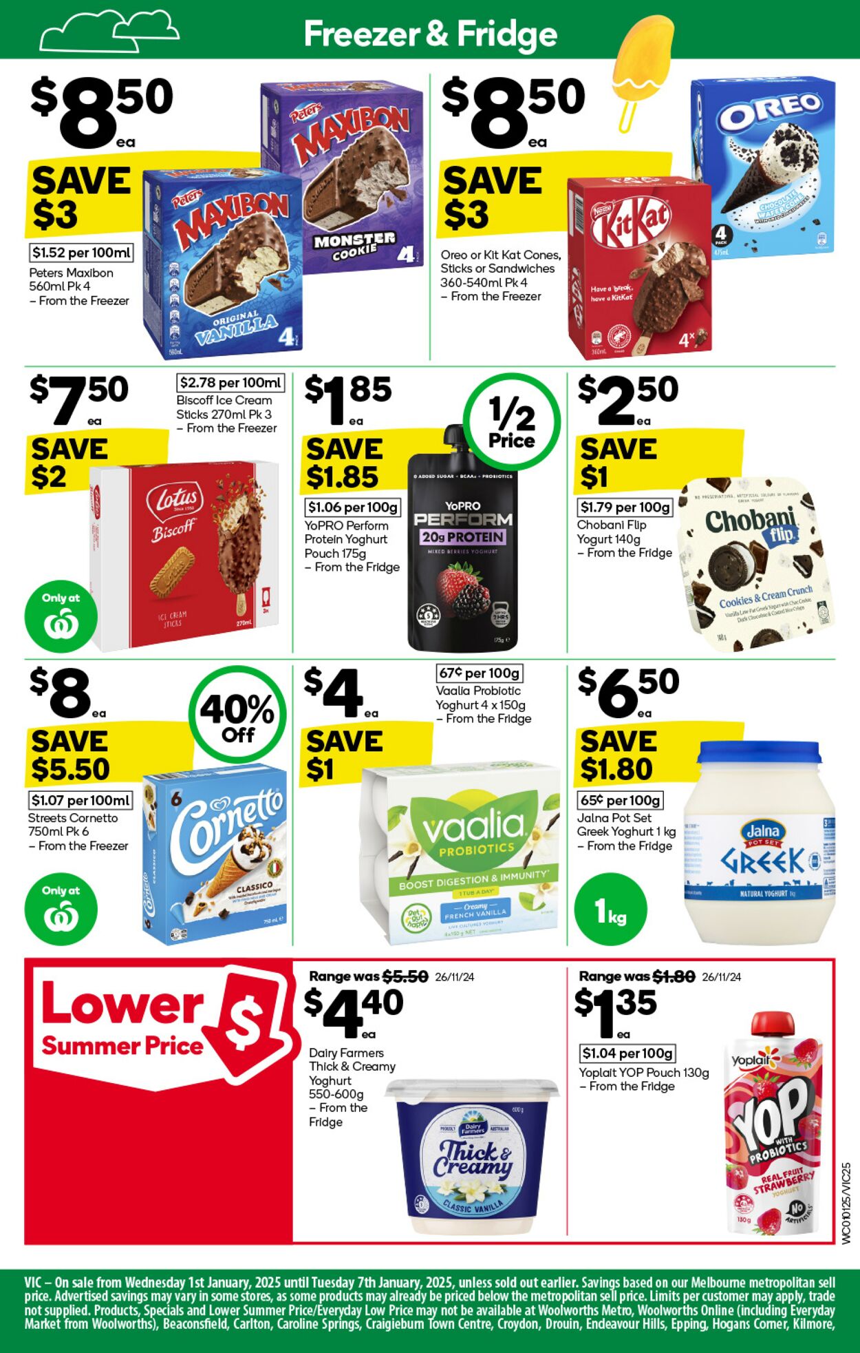 Catalogue Woolworths 01.01.2025 - 07.01.2025