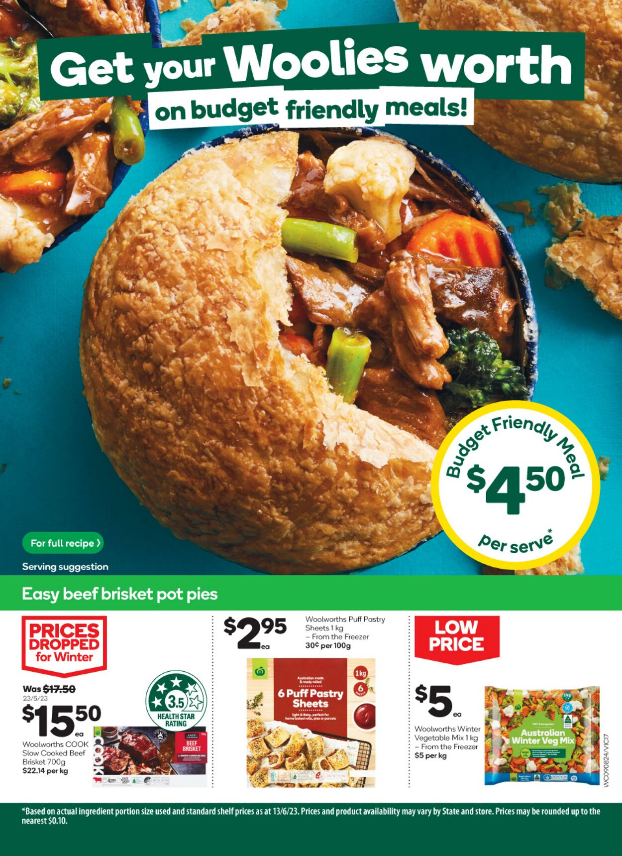 Catalogue Woolworths 09.08.2023 - 15.08.2023