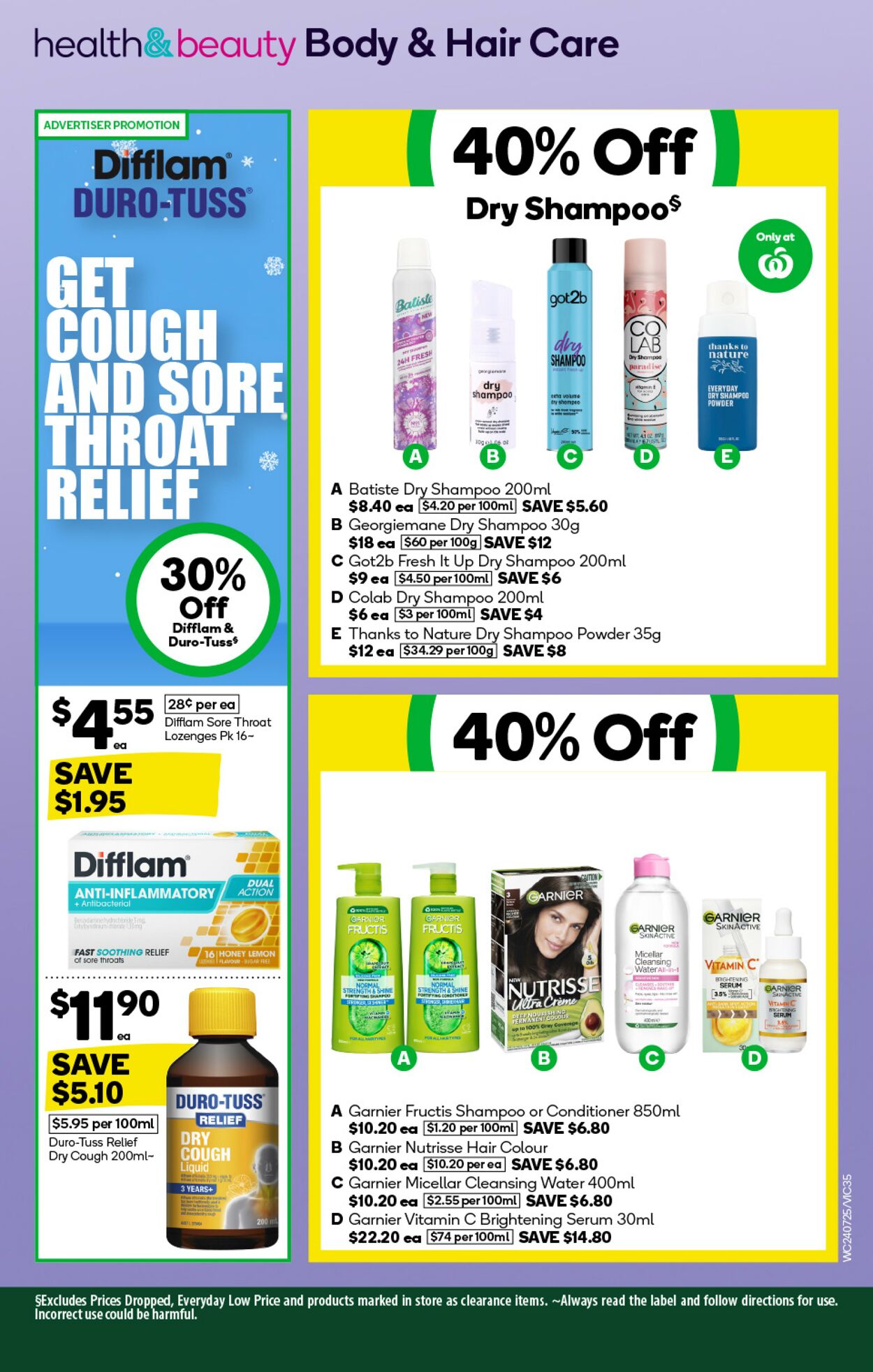 Catalogue Woolworths 24.07.2024 - 30.07.2024