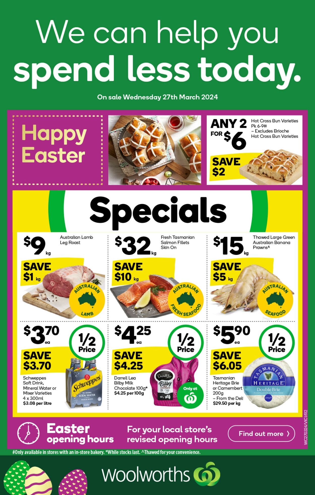 Catalogue Woolworths - Weekly Specials Catalogue VIC 27 Mar, 2024 - 2 Apr, 2024