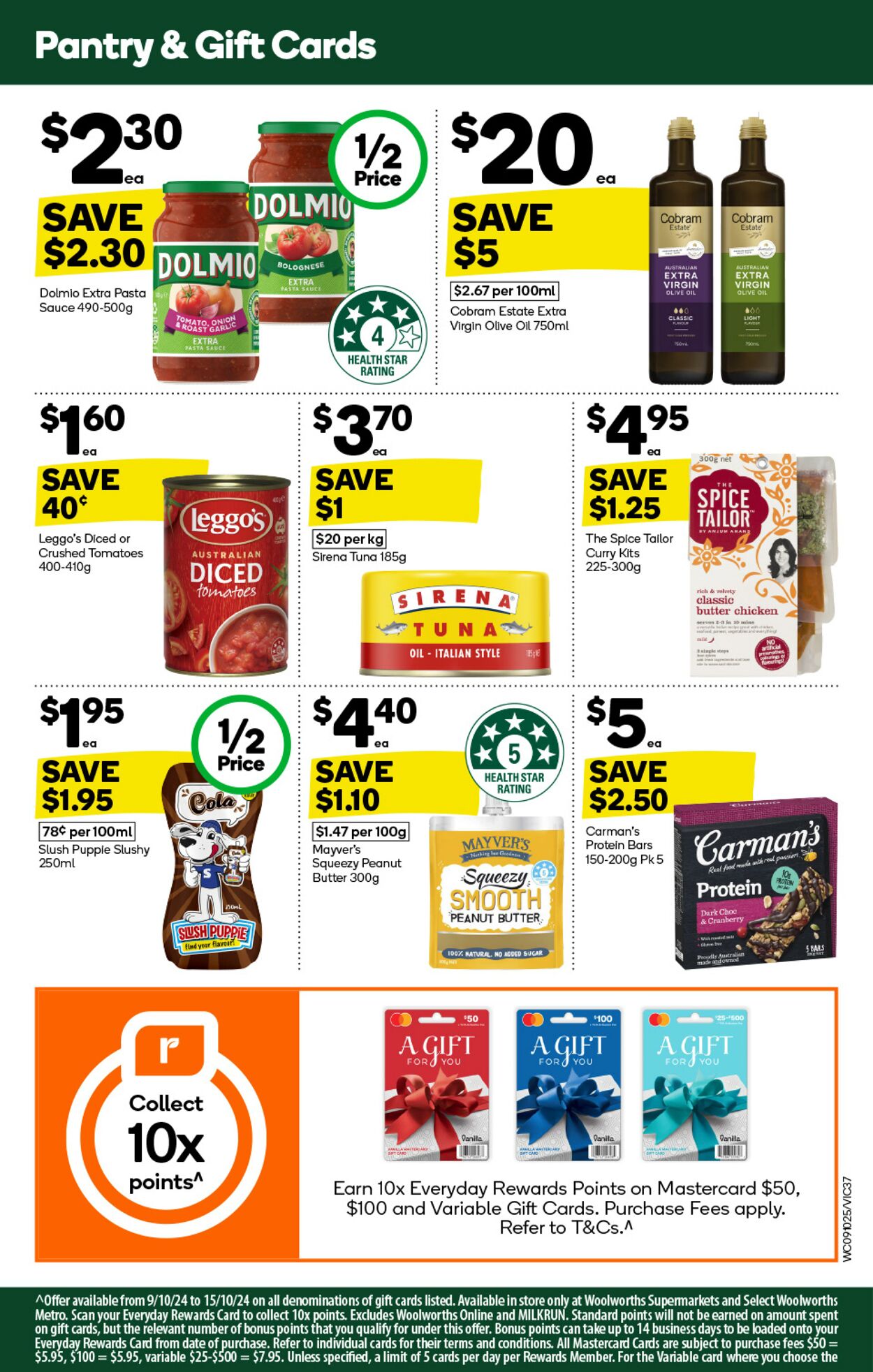 Catalogue Woolworths 09.10.2024 - 15.10.2024