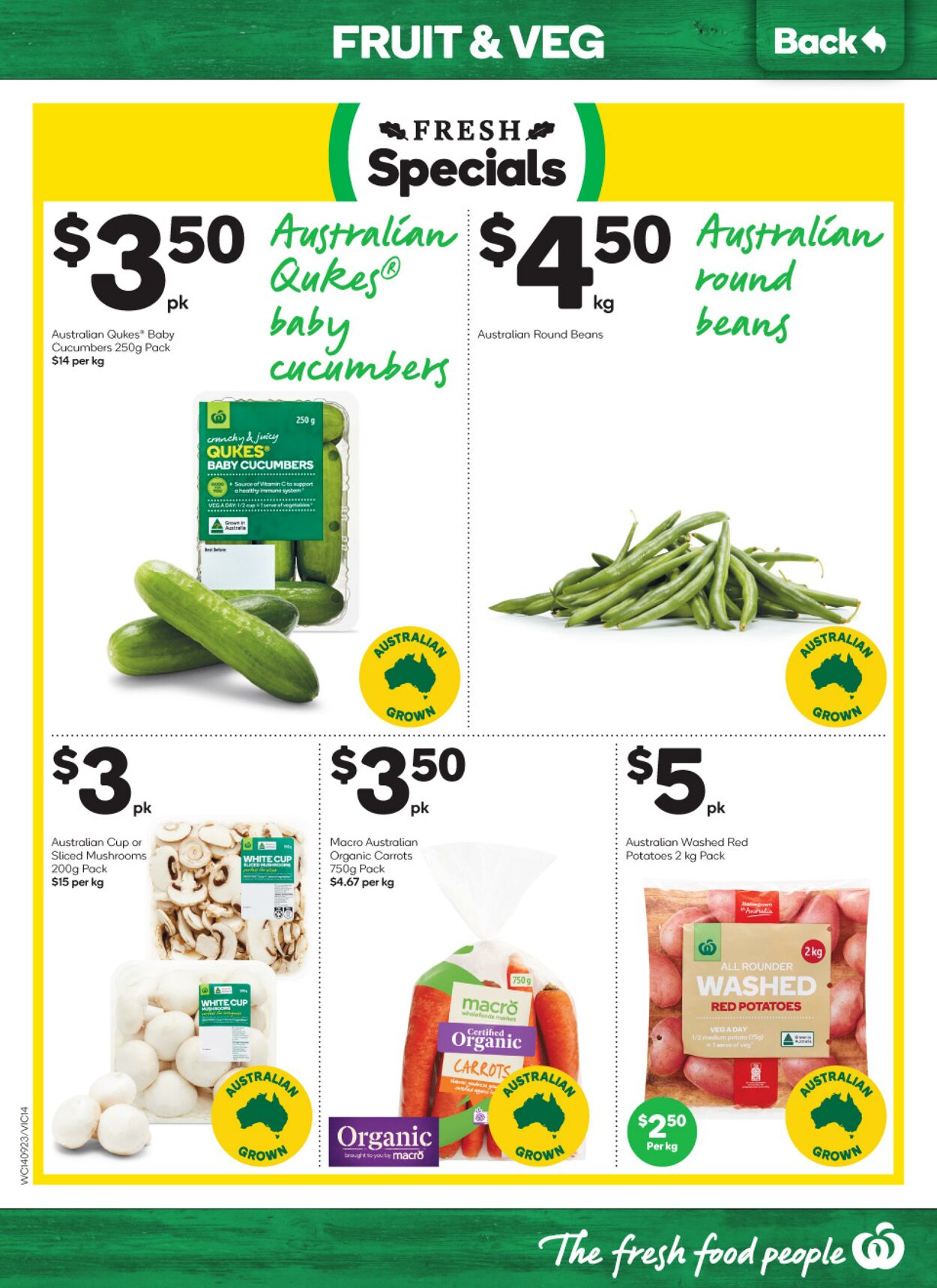 Catalogue Woolworths 14.09.2022 - 20.09.2022