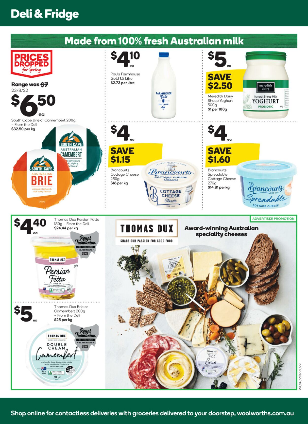 Catalogue Woolworths 14.09.2022 - 20.09.2022