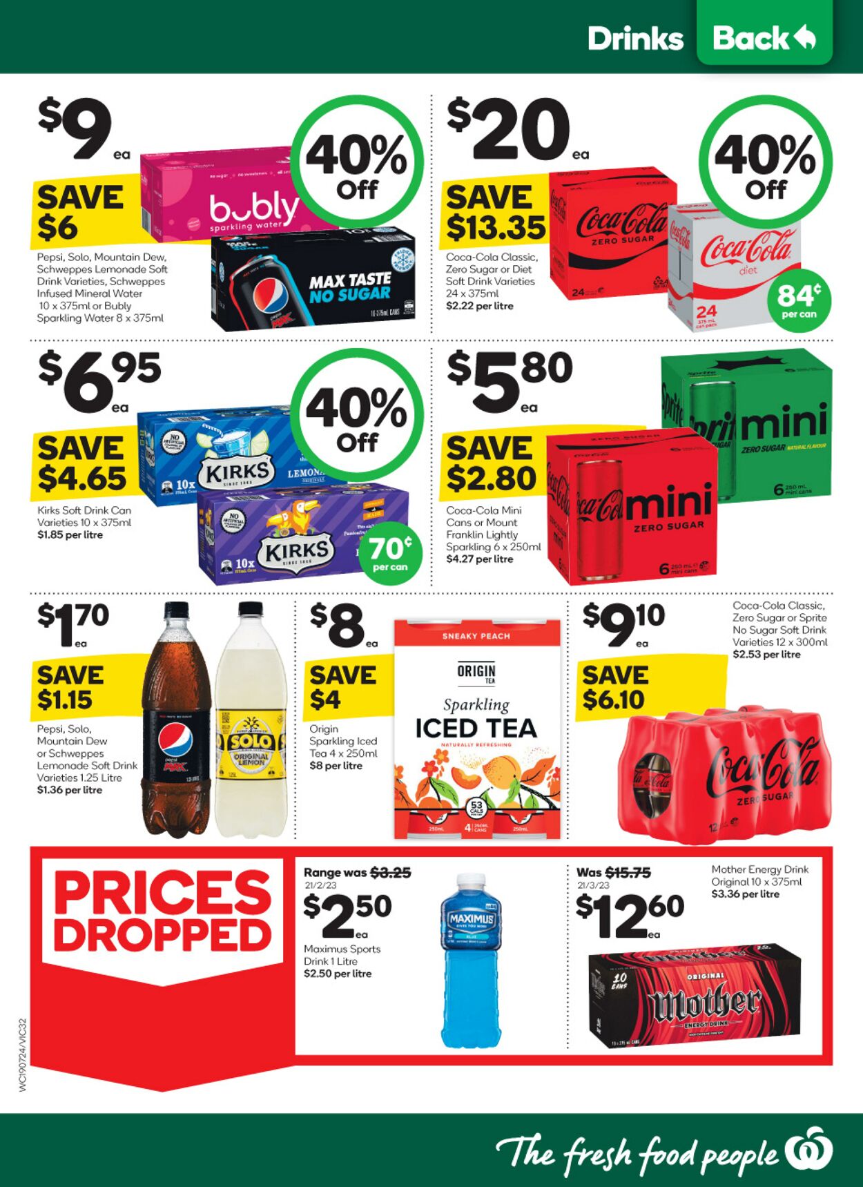 Catalogue Woolworths 19.07.2023 - 25.07.2023