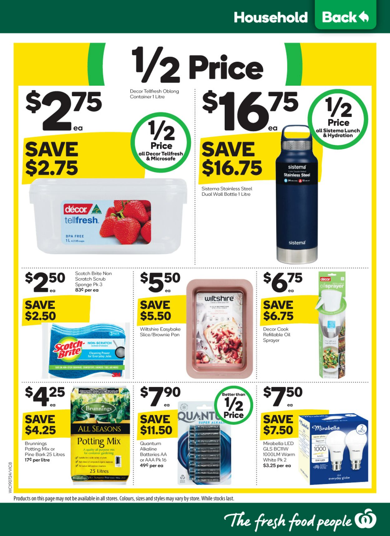 Catalogue Woolworths 19.07.2023 - 25.07.2023