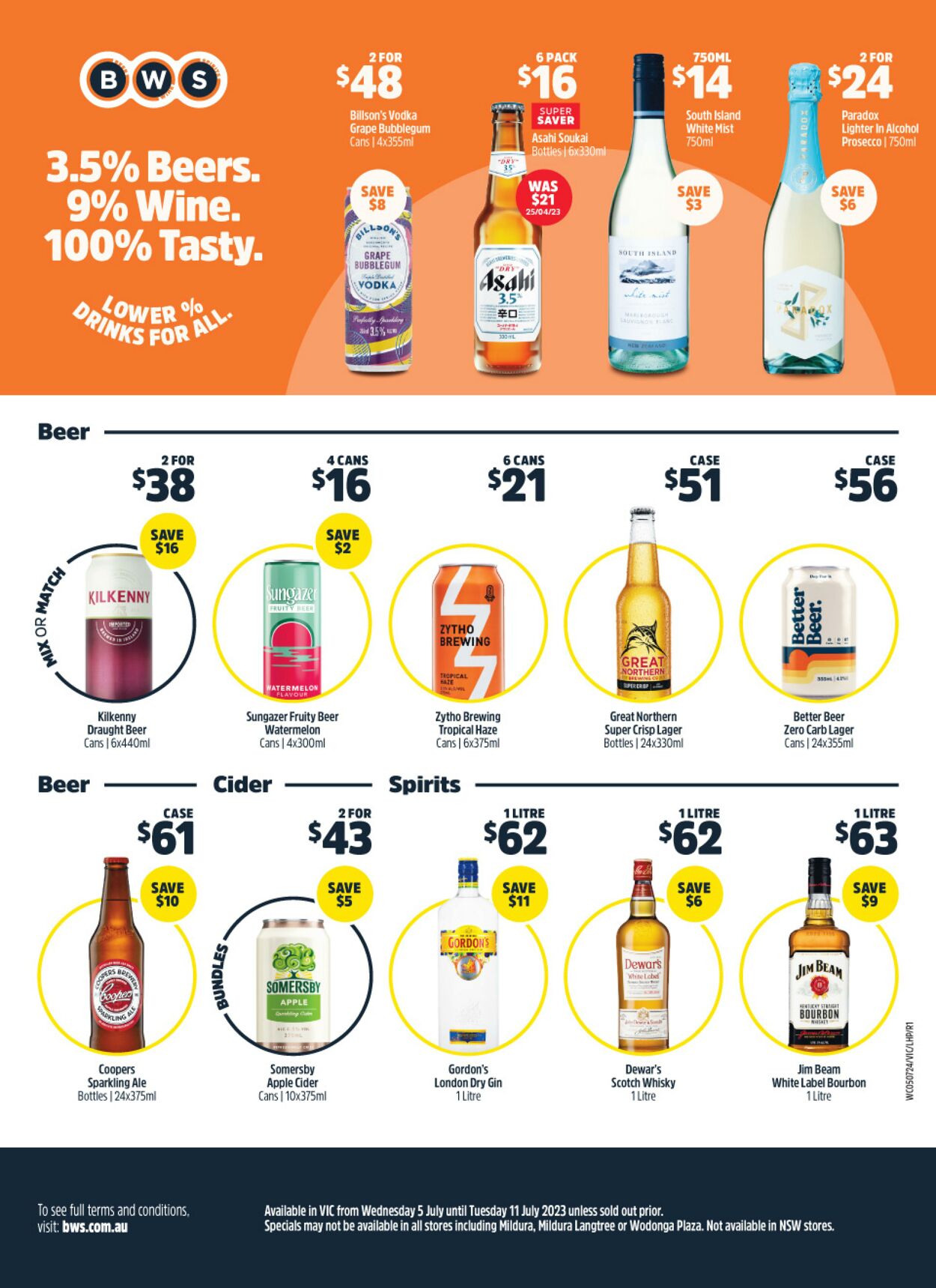 Catalogue Woolworths 05.07.2023 - 11.07.2023