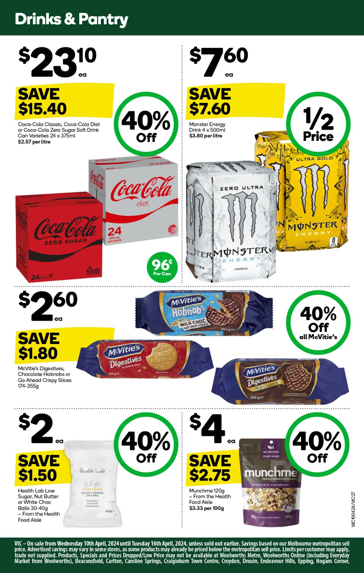 Catalogue Woolworths 10.04.2024 - 16.04.2024