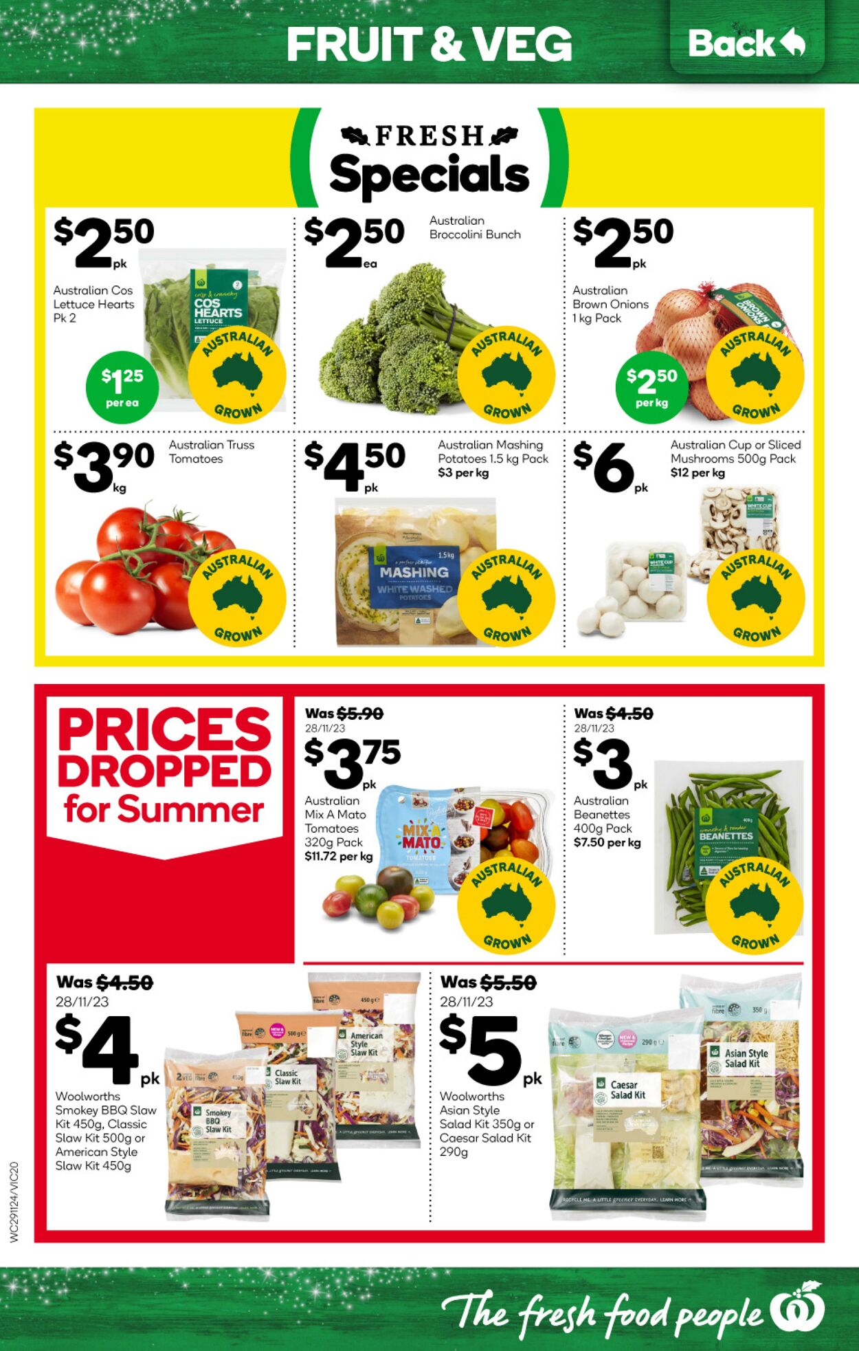 Catalogue Woolworths 29.11.2023 - 05.12.2023