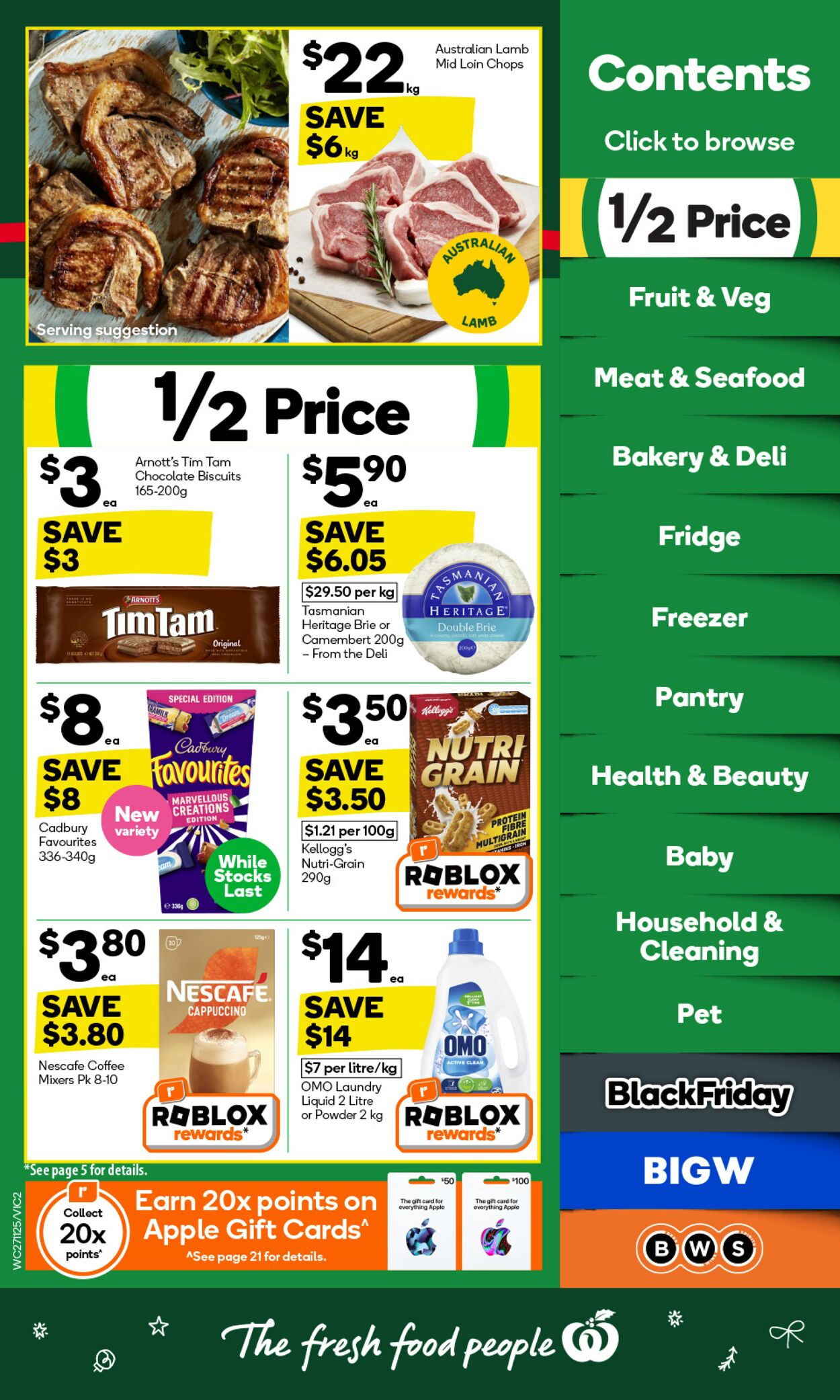 Catalogue Woolworths 27.11.2024 - 03.12.2024