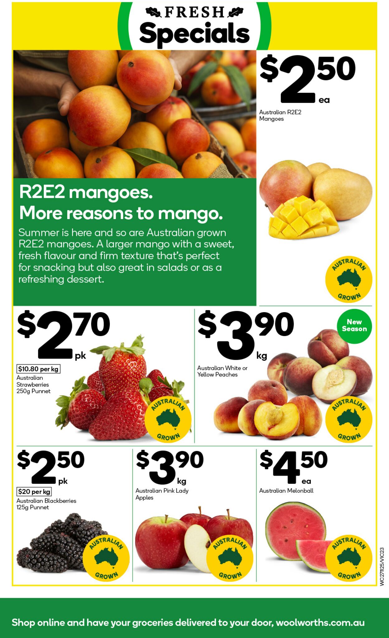 Catalogue Woolworths 27.11.2024 - 03.12.2024