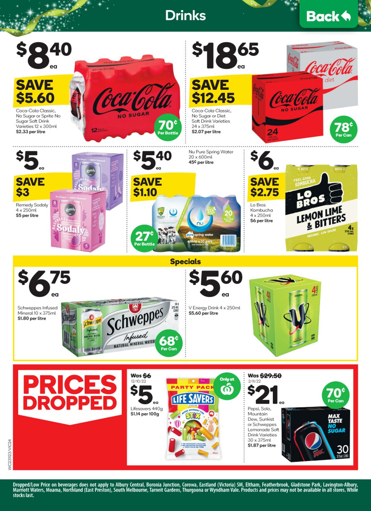 Catalogue Woolworths 23.11.2022 - 29.11.2022