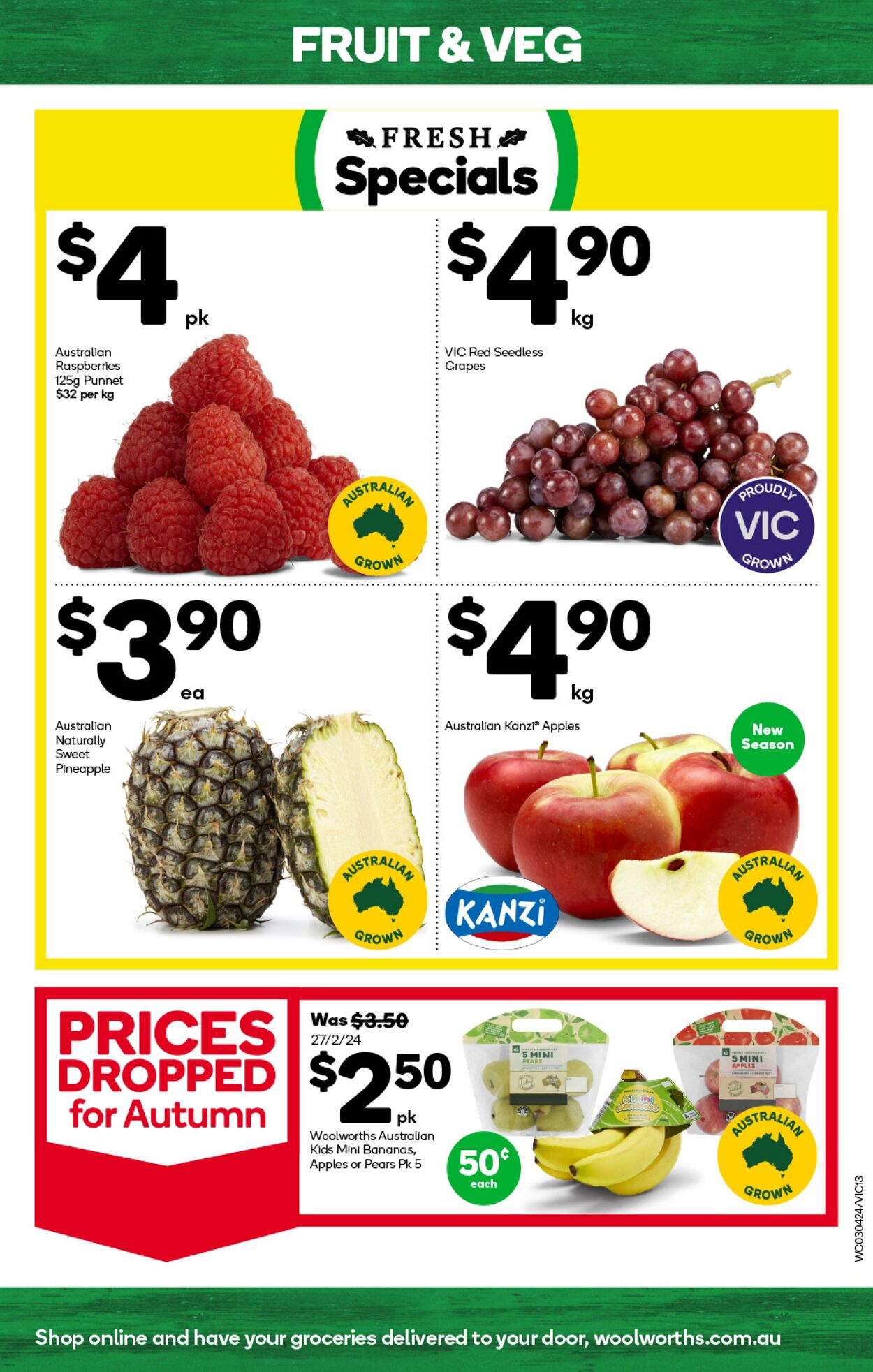 Catalogue Woolworths 03.04.2024 - 09.04.2024