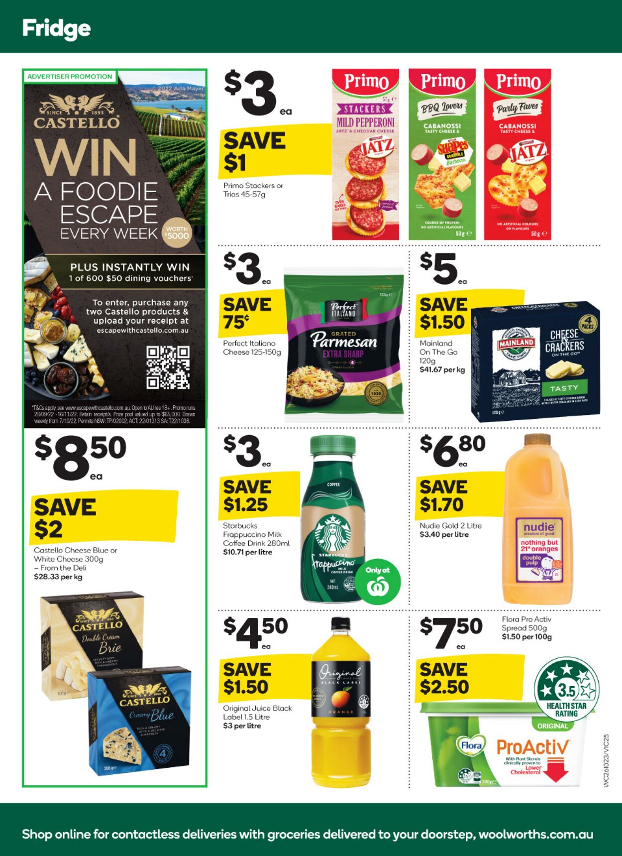 Catalogue Woolworths 26.10.2022 - 01.11.2022