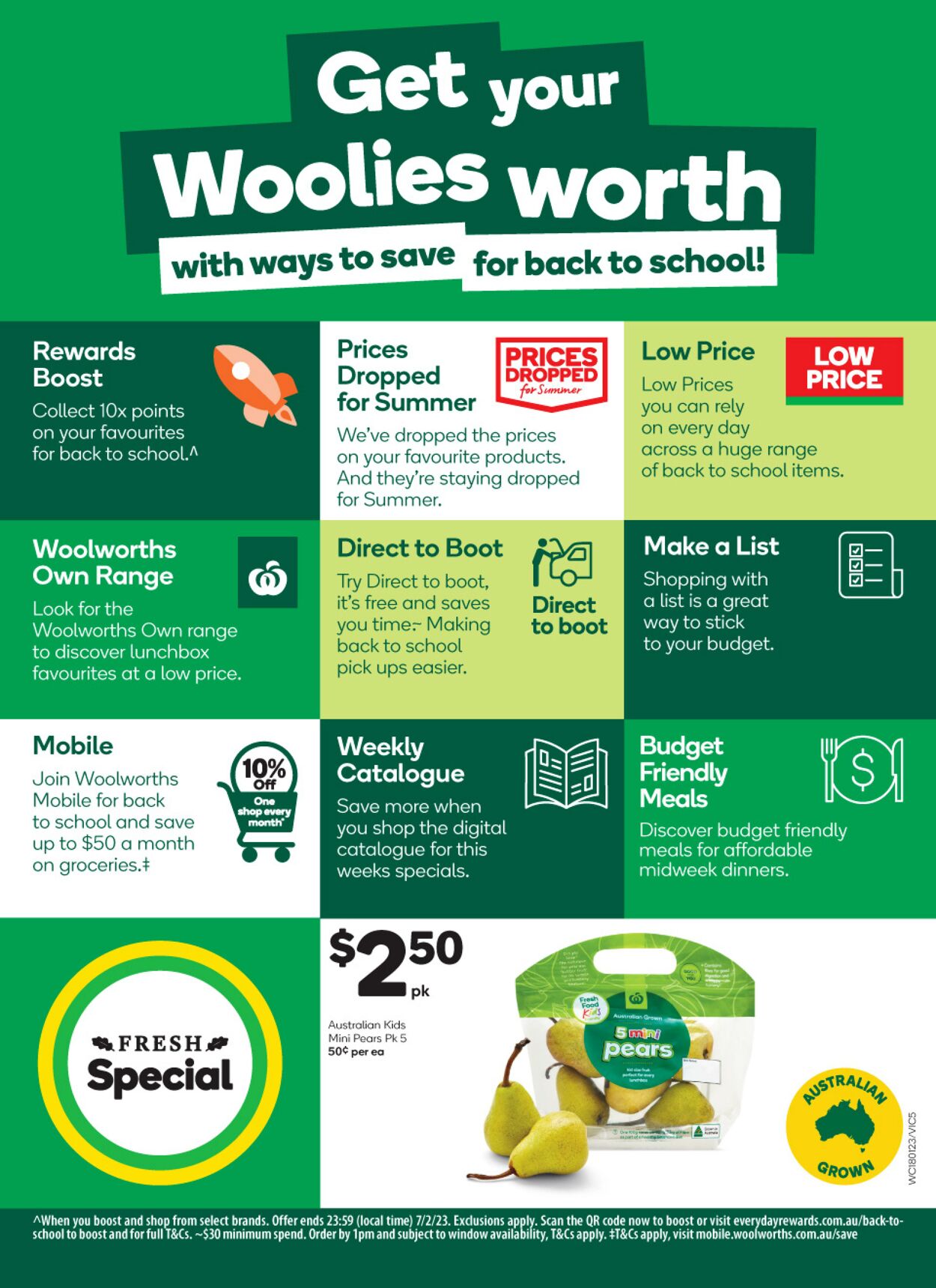 Catalogue Woolworths 18.01.2023 - 24.01.2023