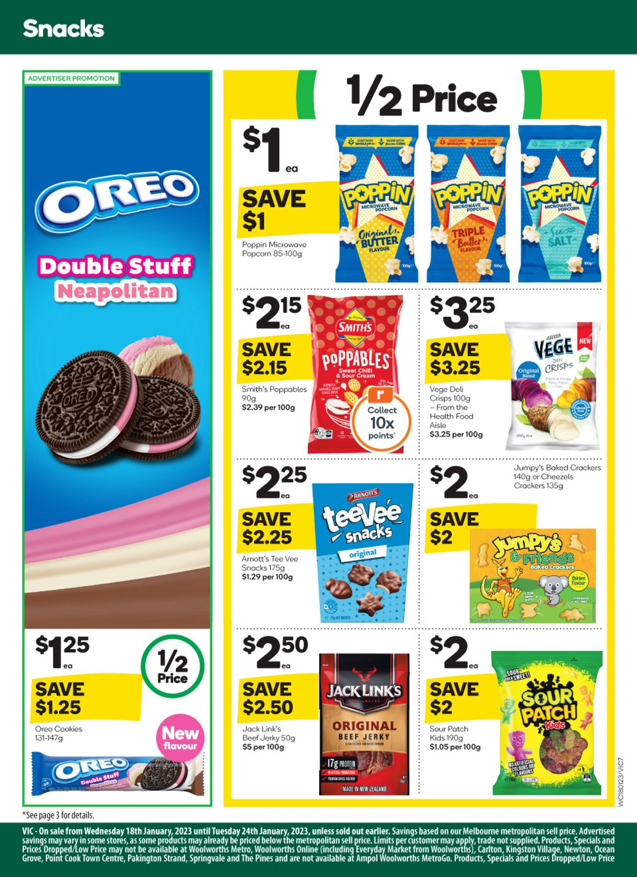 Catalogue Woolworths 18.01.2023 - 24.01.2023