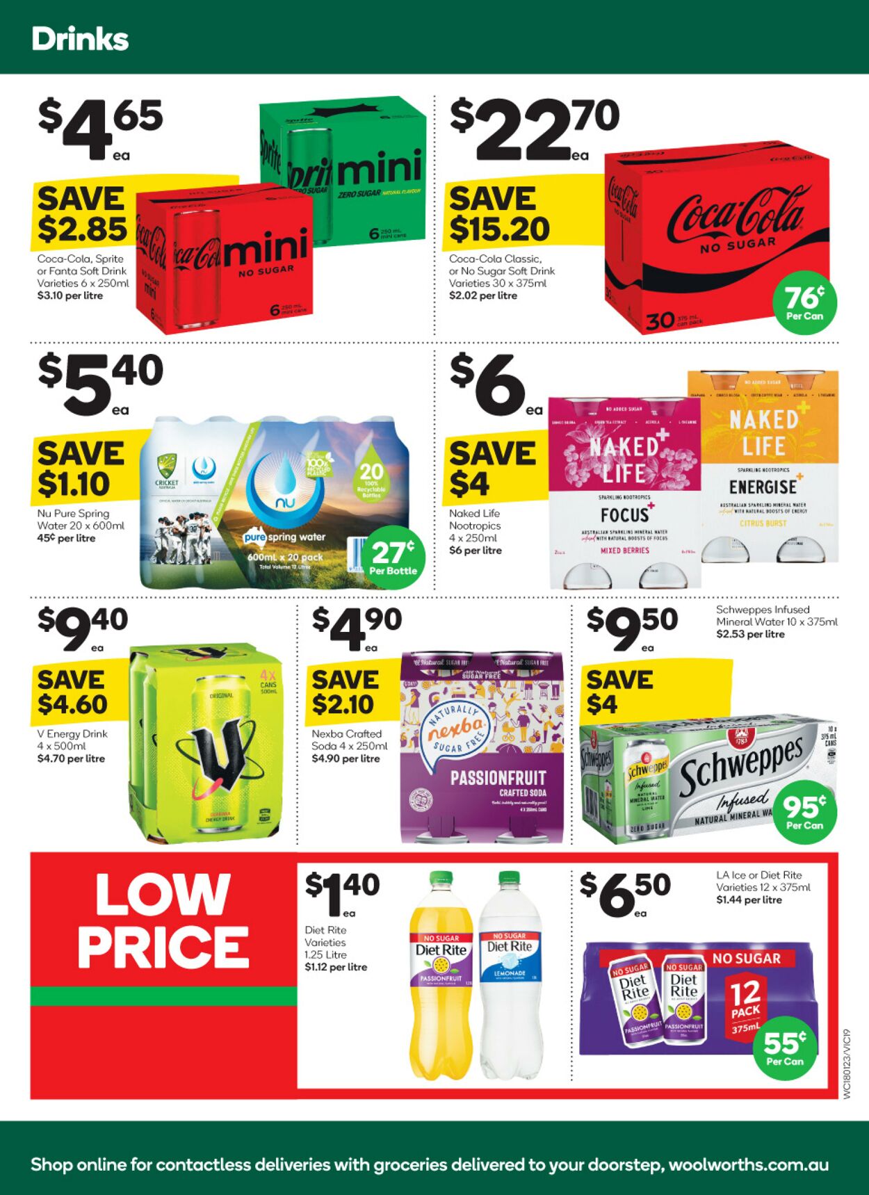 Catalogue Woolworths 18.01.2023 - 24.01.2023