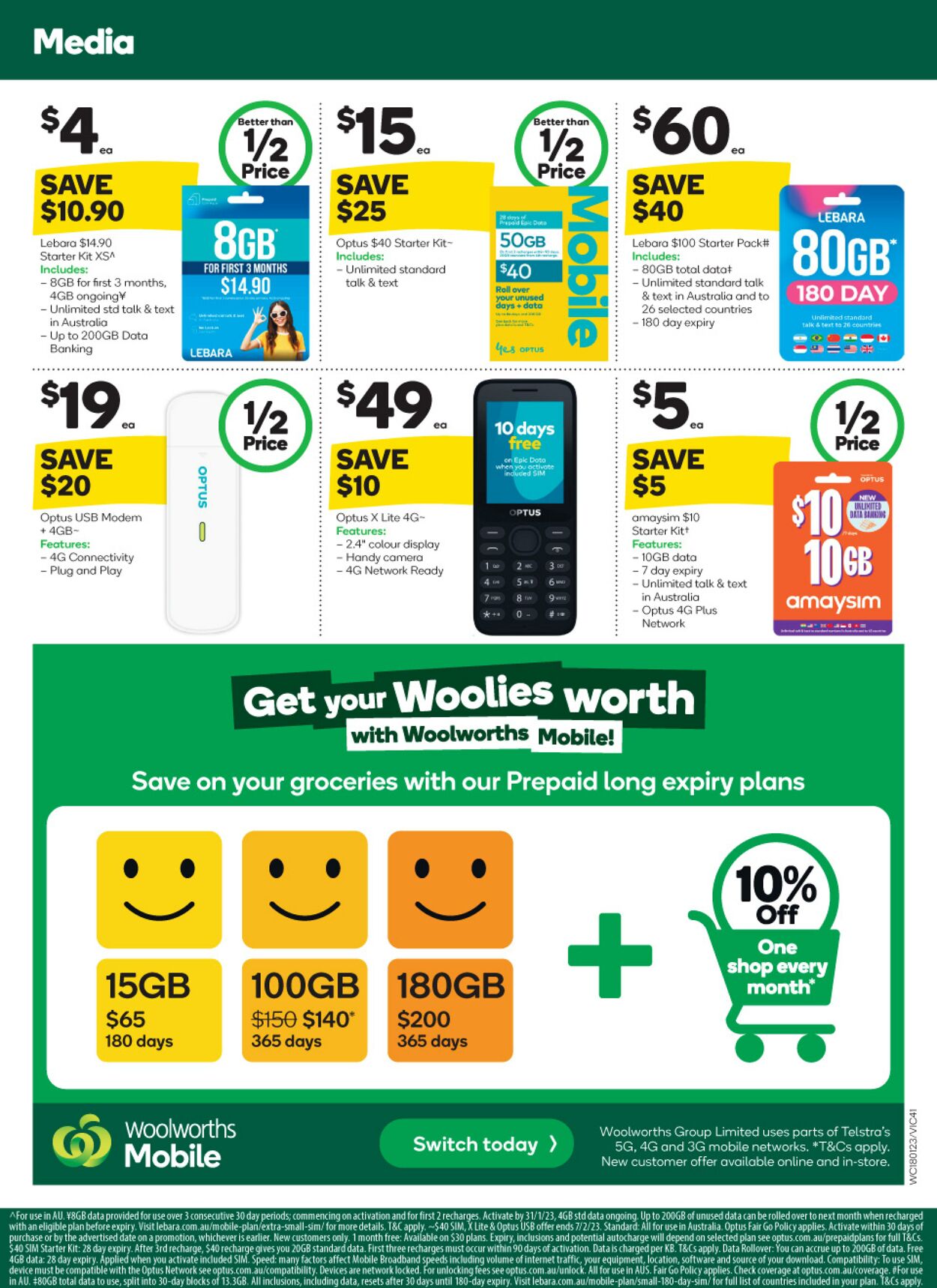 Catalogue Woolworths 18.01.2023 - 24.01.2023