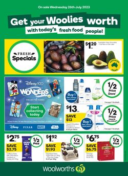 Catalogue Woolworths 26.07.2023 - 01.08.2023