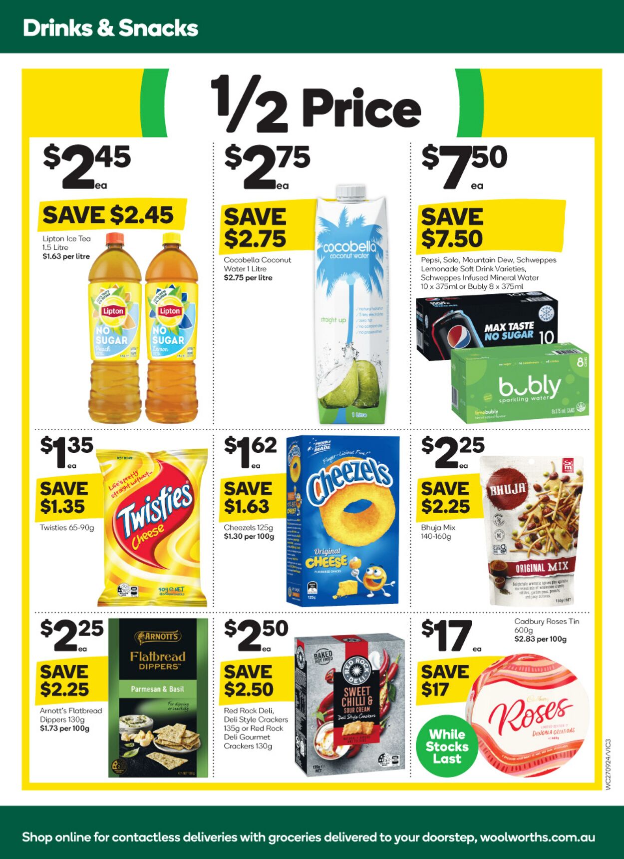 Catalogue Woolworths 27.09.2023 - 03.10.2023