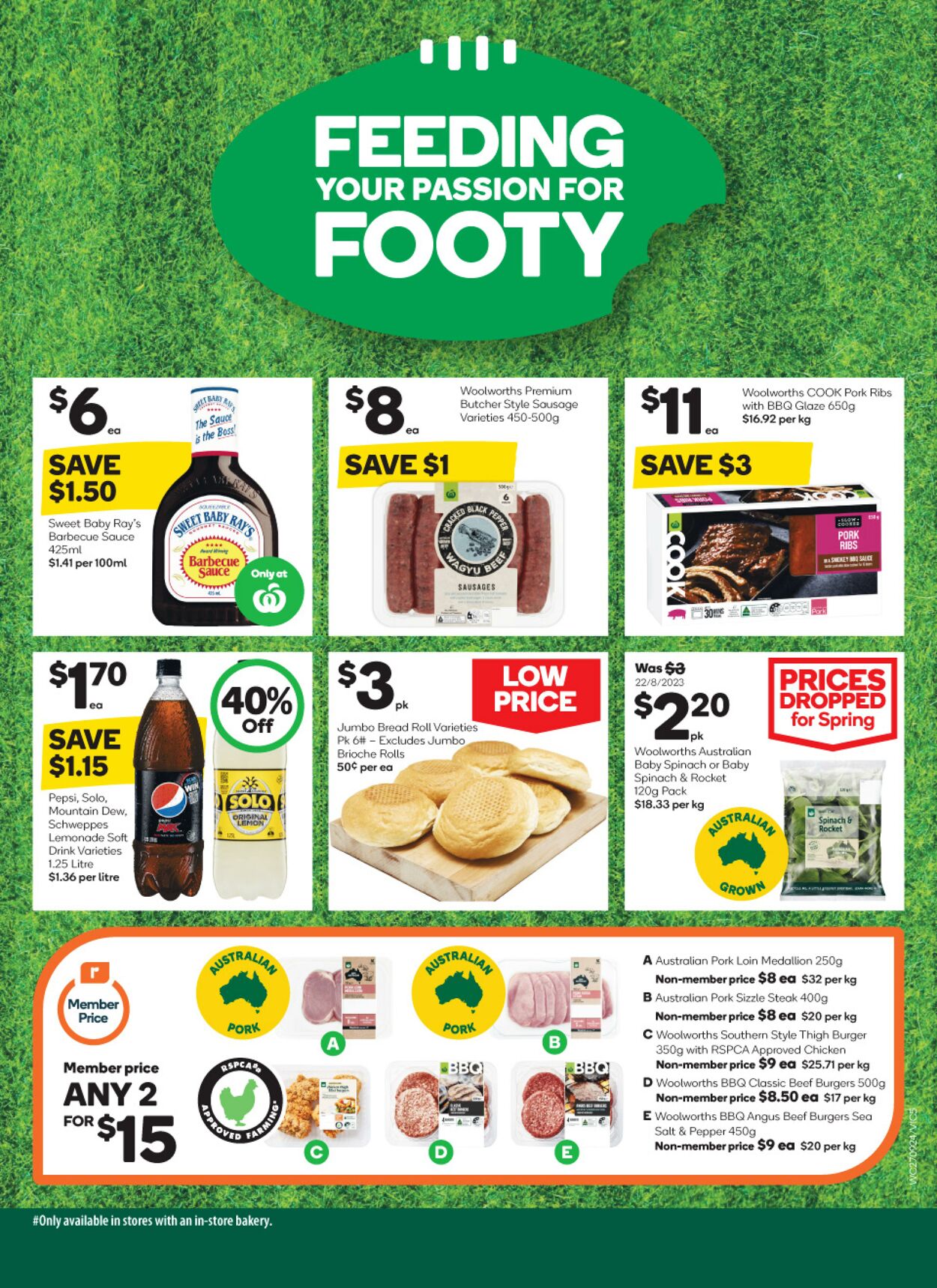 Catalogue Woolworths 27.09.2023 - 03.10.2023