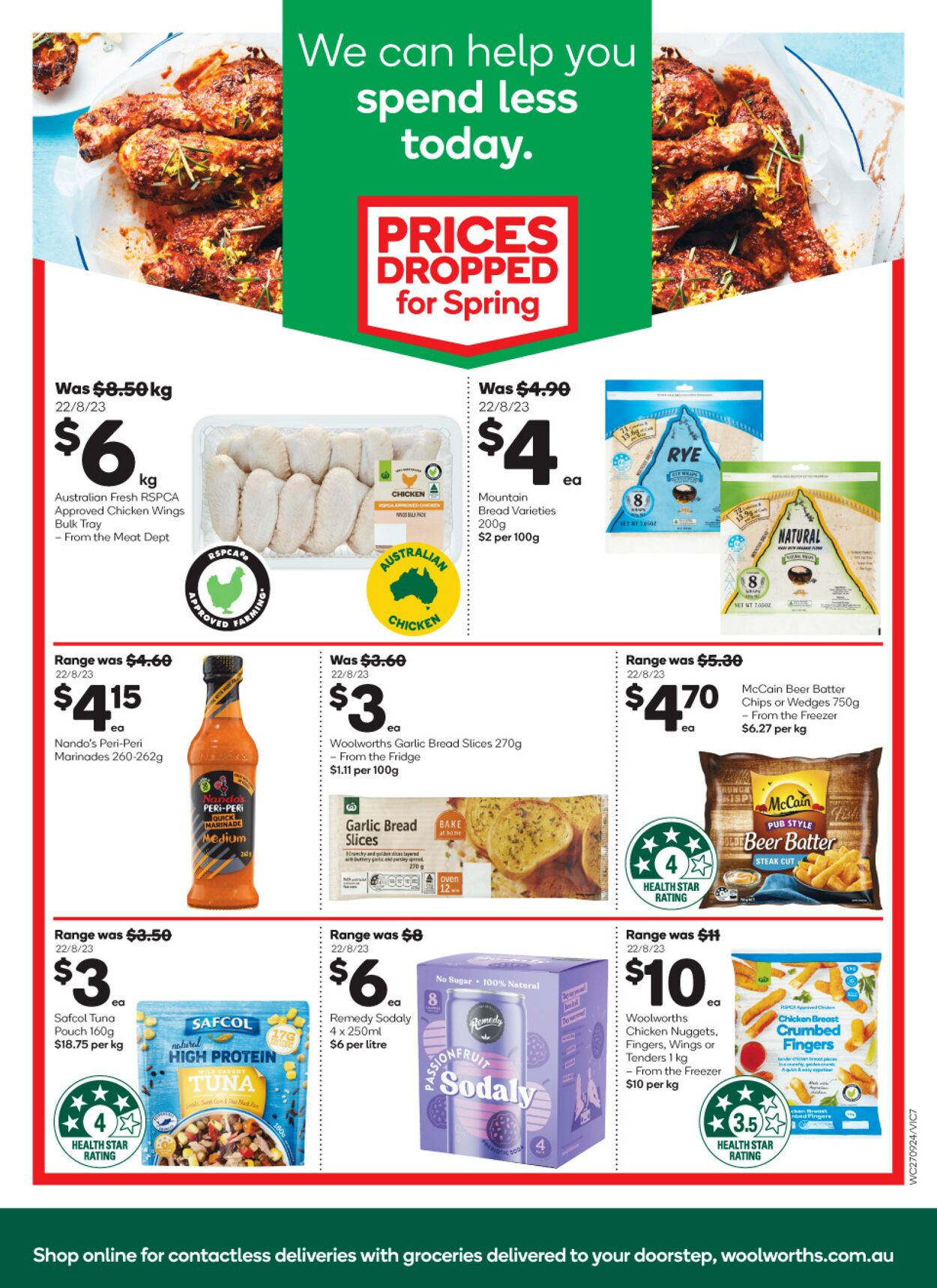 Catalogue Woolworths 27.09.2023 - 03.10.2023